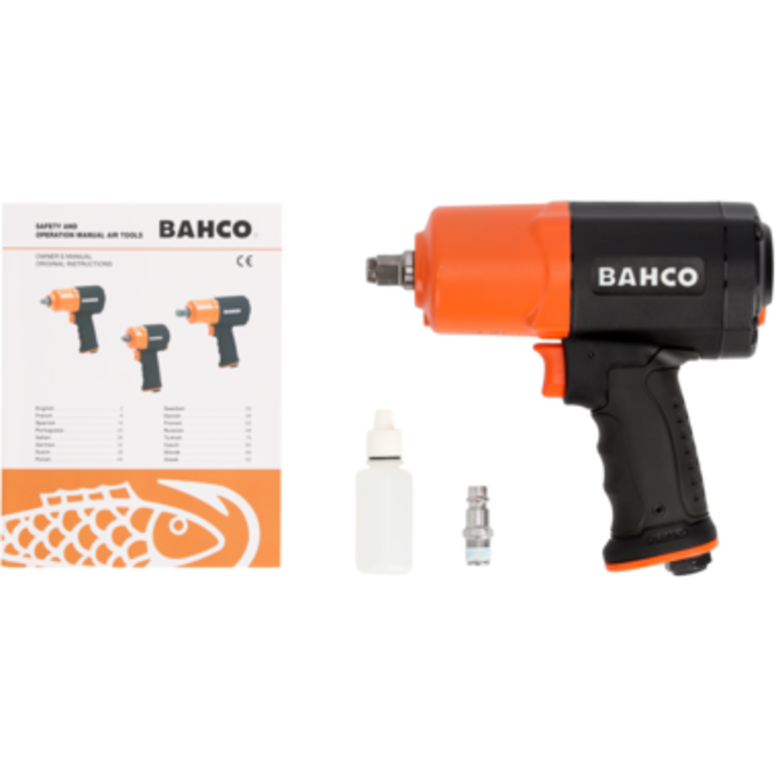 Clé à chocs 1/2'' double marteau 2230 Nm avec régulateur 3 niveaux BAHCO - BP815P