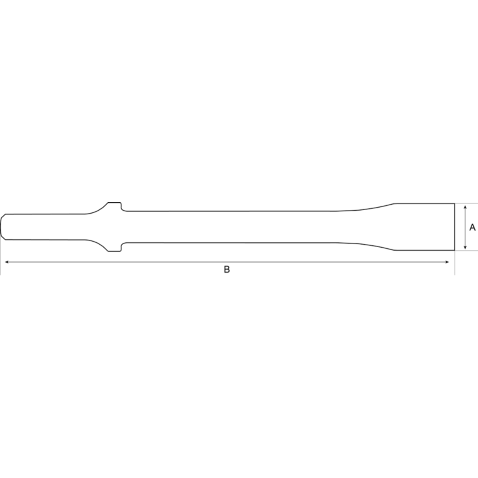 Ciseau fixe griffe 10,2 mm 173 mm BAHCO - BP909NE