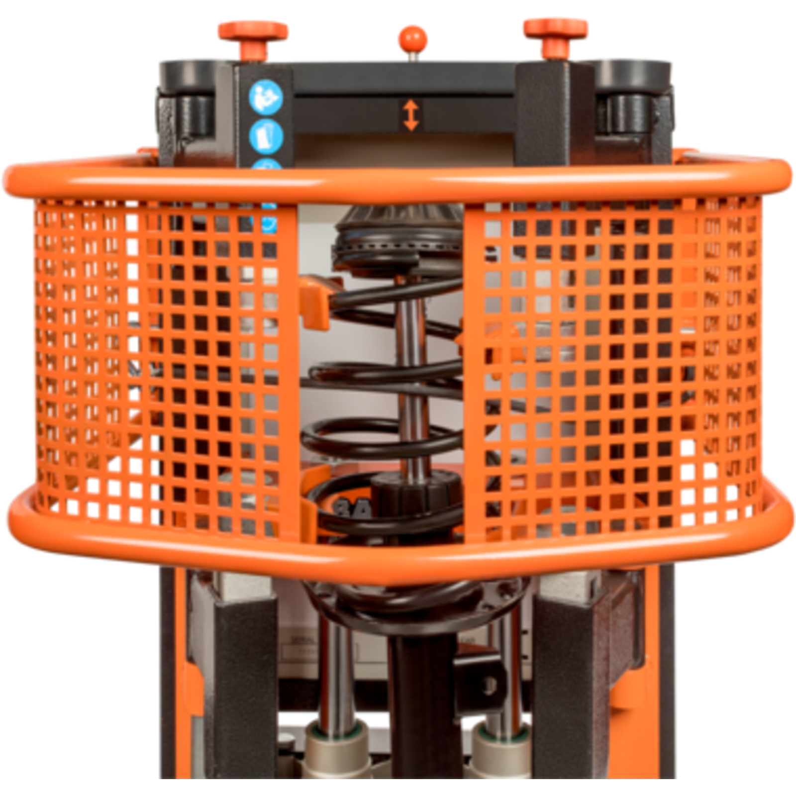 Compresseur de ressort MacPherson double piston pneumatique avec grille de protection 24 kN BAHCO - BS30PG
