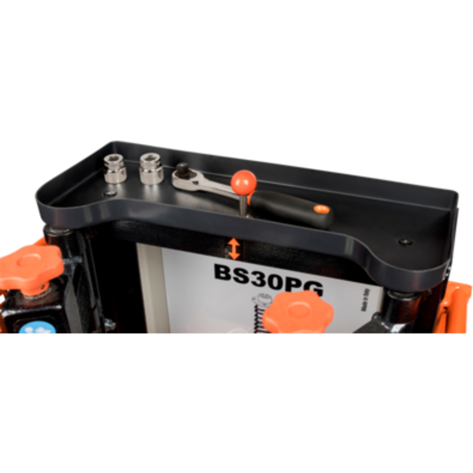 Compresseur de ressort MacPherson double piston pneumatique avec grille de protection 24 kN BAHCO - BS30PG