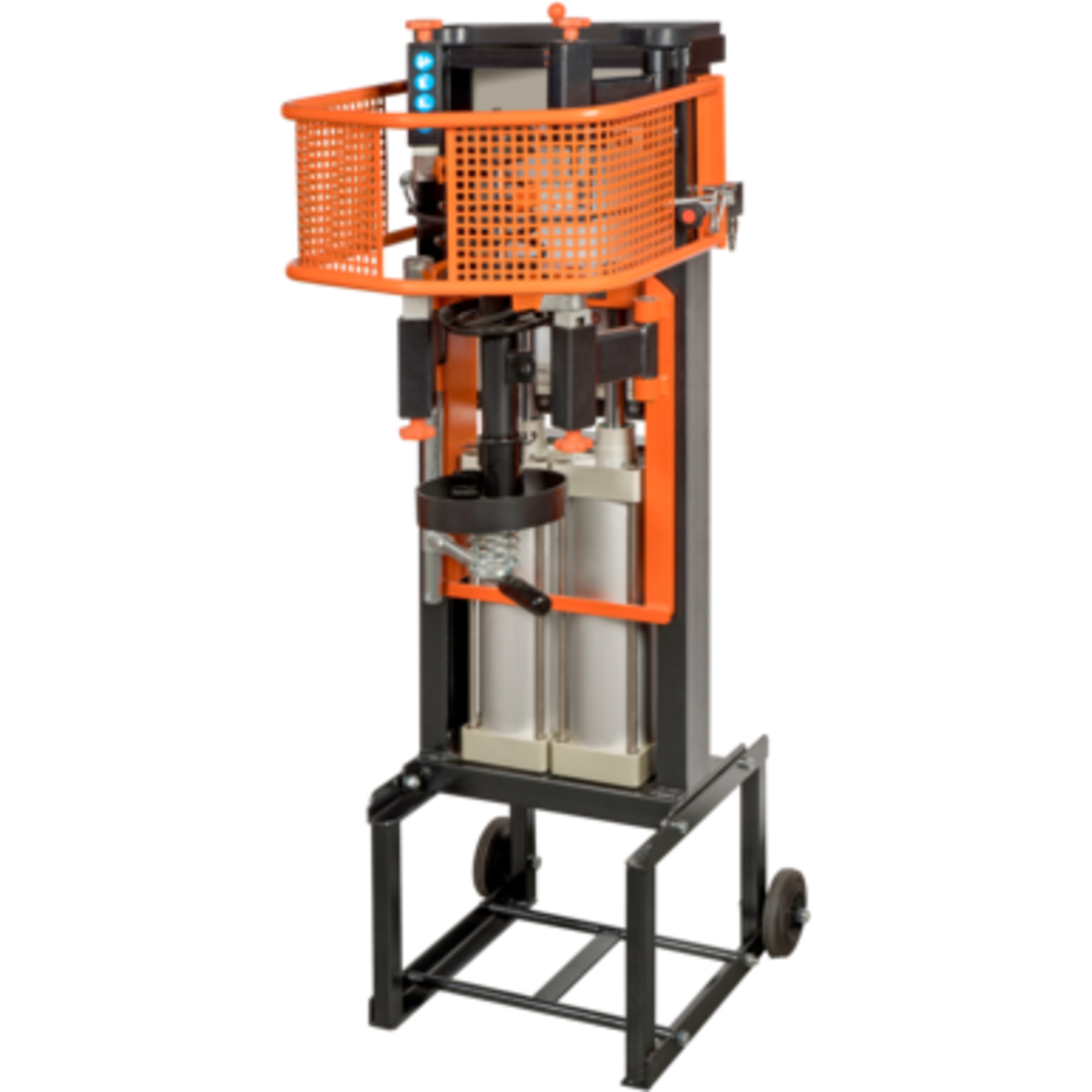 Compresseur de ressort MacPherson double piston pneumatique avec grille de protection 24 kN BAHCO - BS30PG
