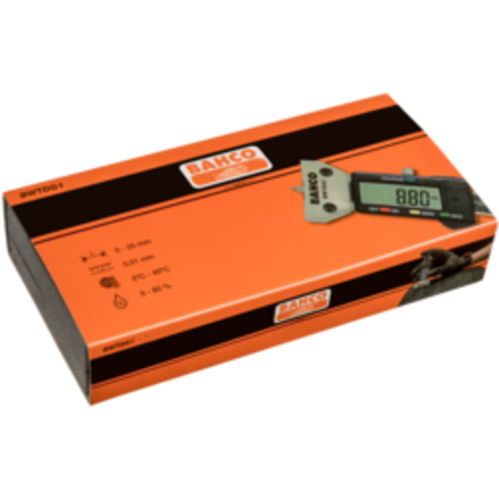 Jauge de profondeur pneu numérique 0-25 mm acier inoxydable avec écran LCD BAHCO - BWTDG1
