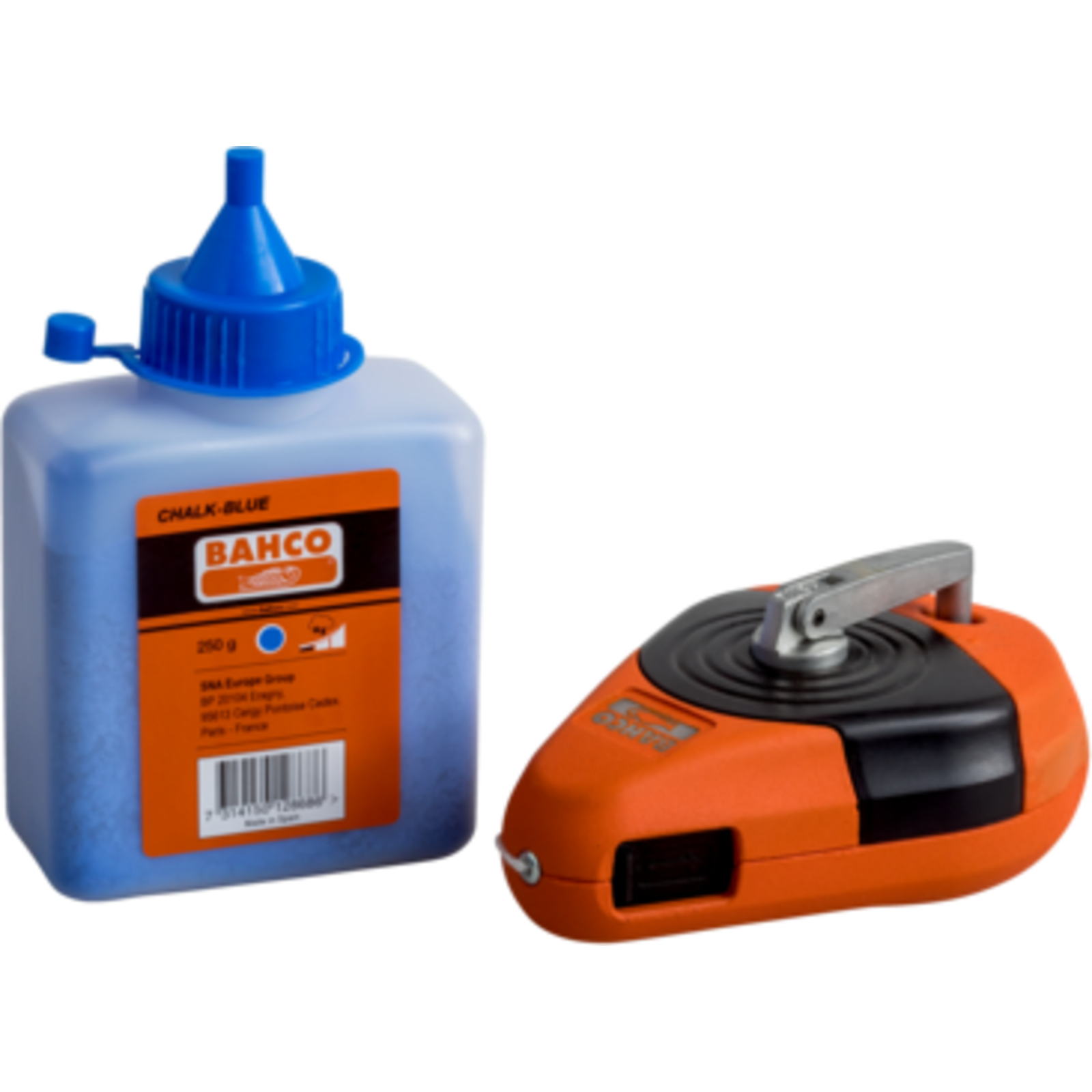 Kit cordeau traceur enroulement 5 vitesses 185 mm avec craie bleue BAHCO - CL-1441-SET