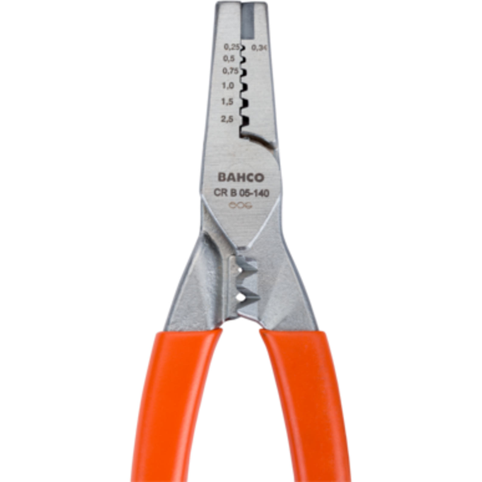 Pince à sertir câble rond 0,5-2,5 mm² forgée BAHCO - CR B 05