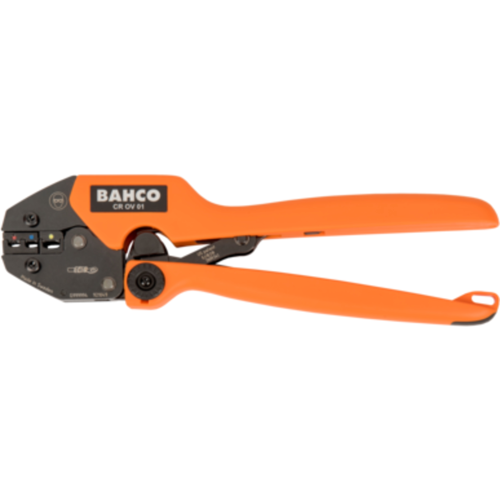 Pinces à sertir cliquet pour connecteurs isolés 0,5-6 mm² AWG 20-10 BAHCO - CR OV 01