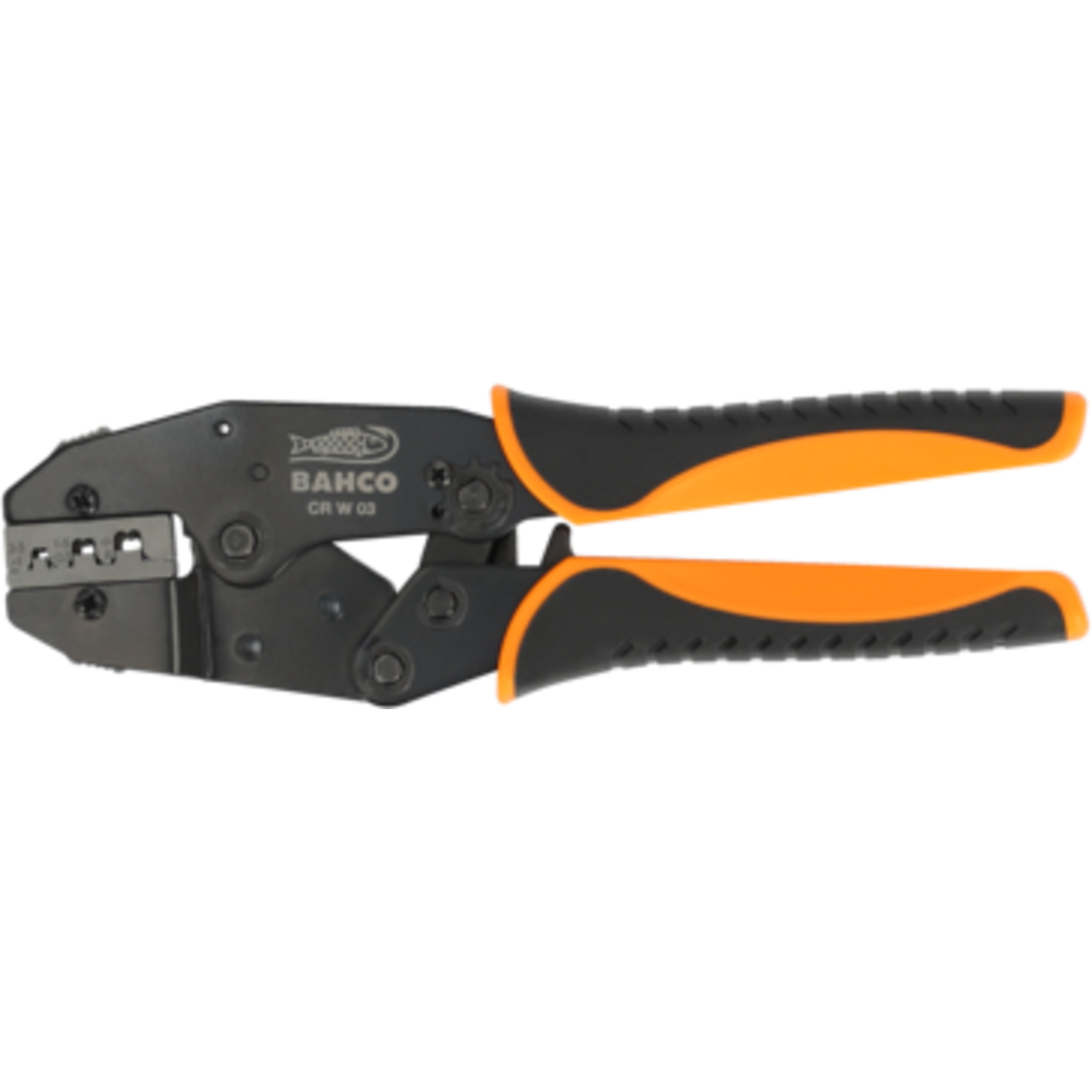Pince à sertir à cliquet connecteurs enfichables ouverts 225 mm BAHCO - CR W 03
