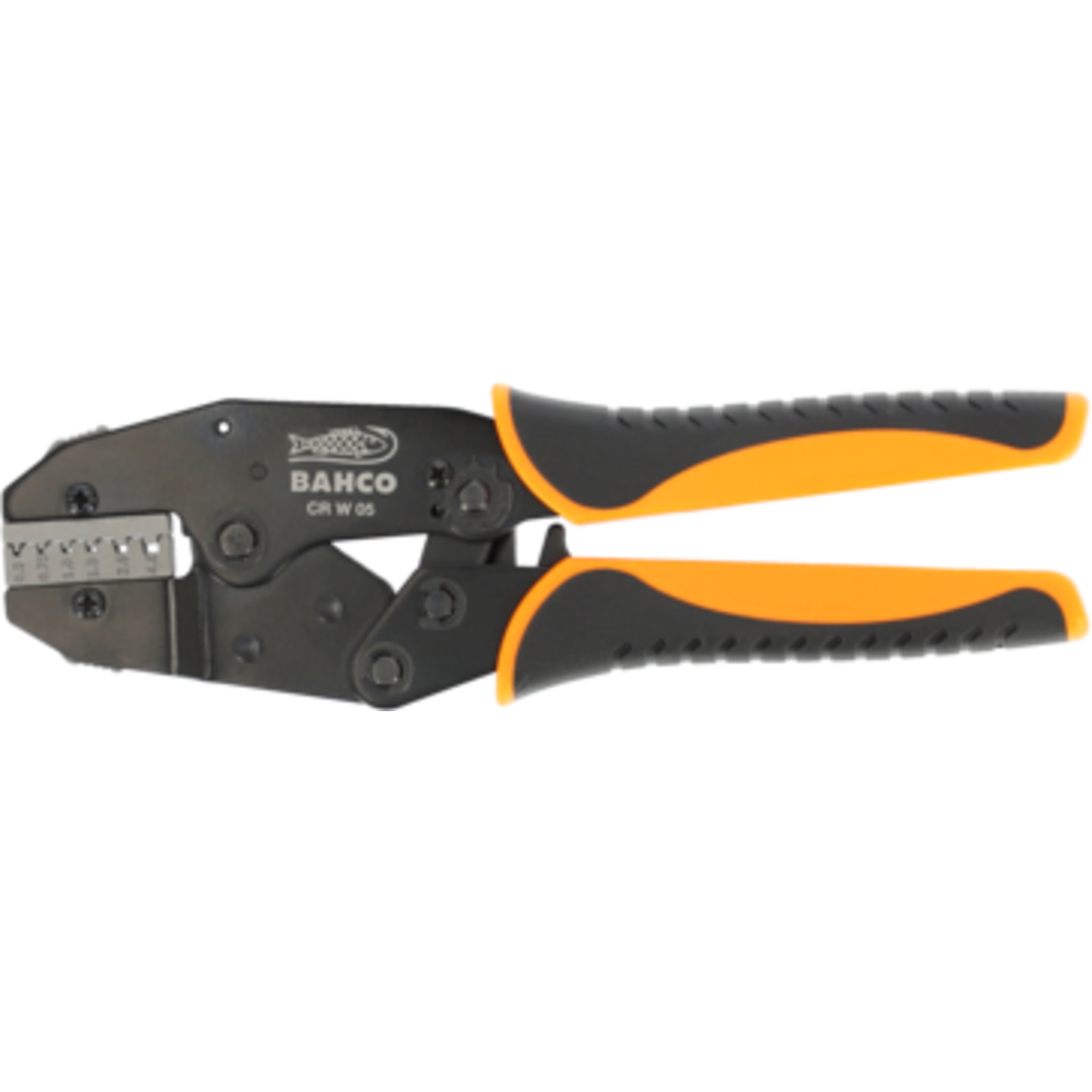 Pince à sertir à cliquet 0,5-4 mm² pour connecteurs tubulaires BAHCO - CR W 05