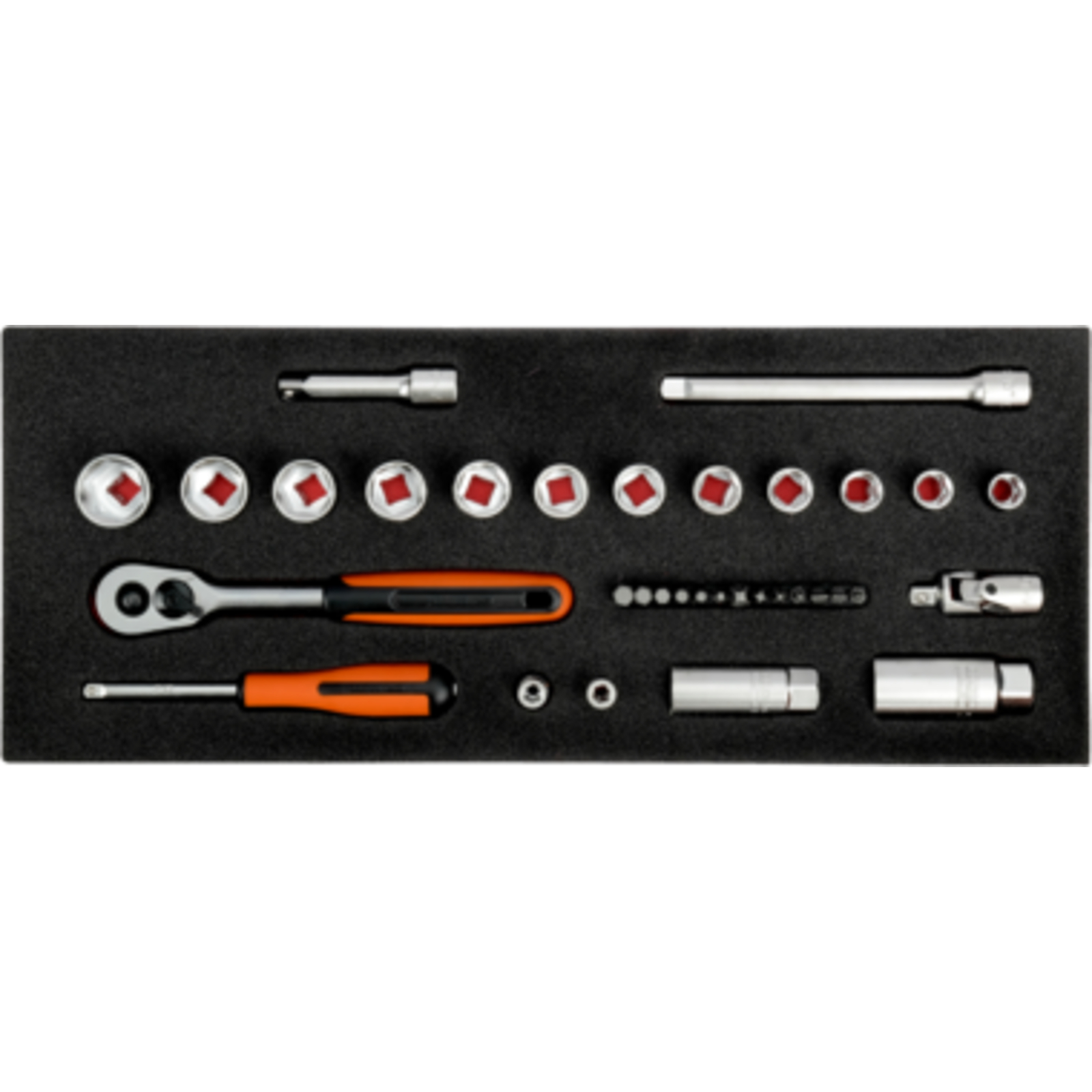 Module mousse Fit&Go 1/3 33 pièces douilles 1/4
