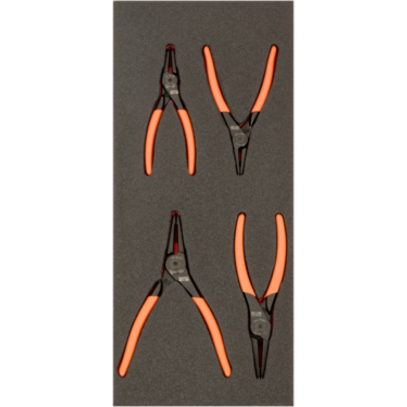 Module mousse Fit&Go 1/3 pinces circlips 4 pièces emballage individuel BAHCO - FF1E4005EH