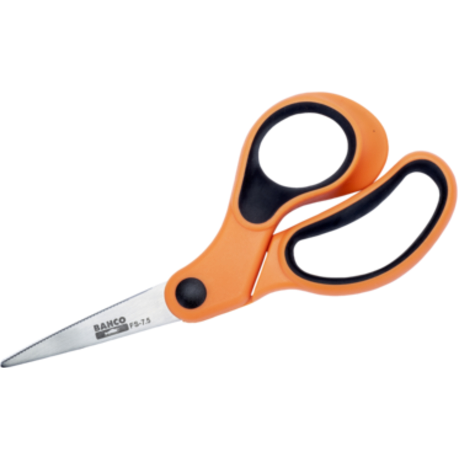 Grands ciseaux à anneaux 200 mm grip doux pour coupe fleurs rubans et fil doux BAHCO - FS-7.5