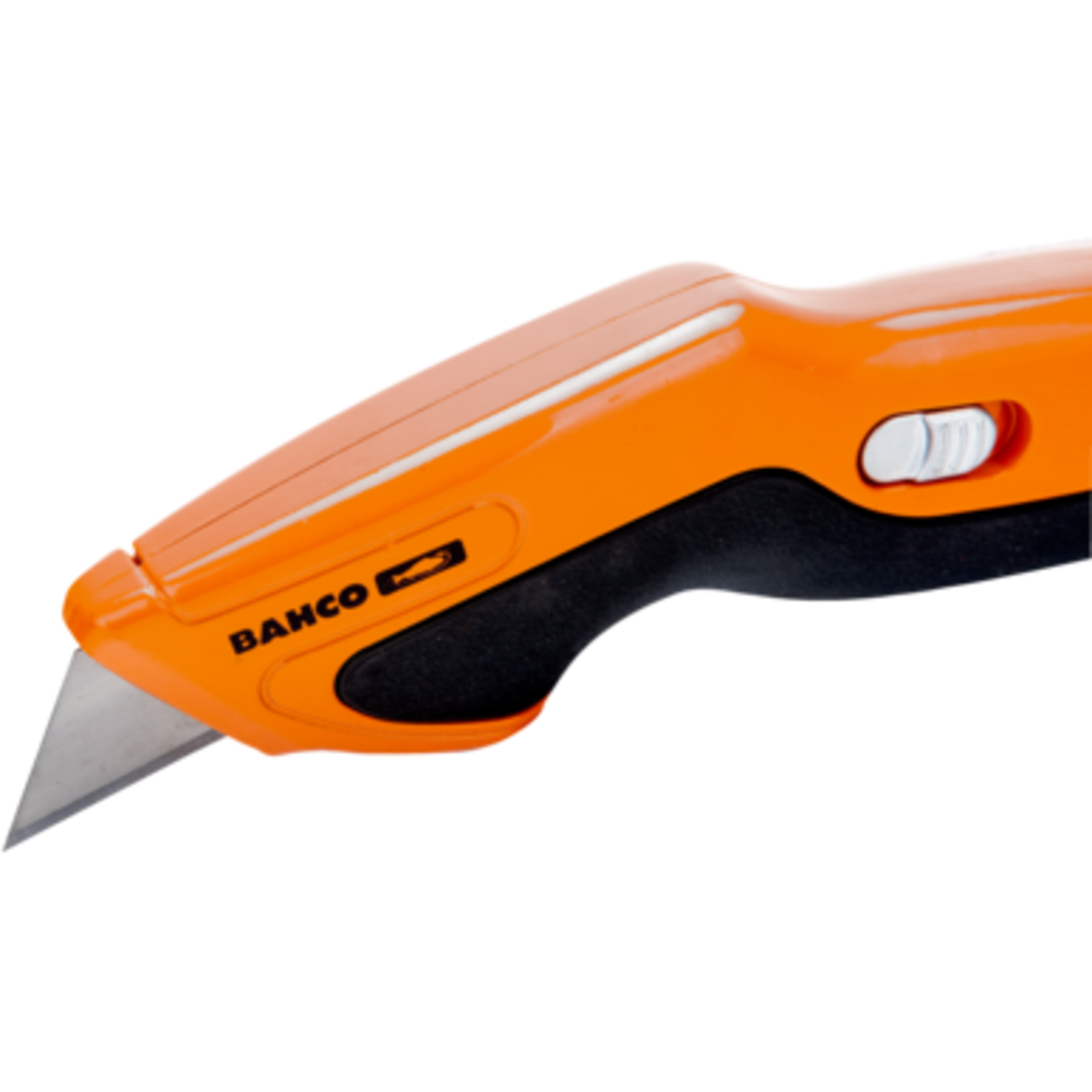 Cutter lame fixe revêtement plastique TPE avec étui aluminium 5 lames BAHCO - KBFU-01