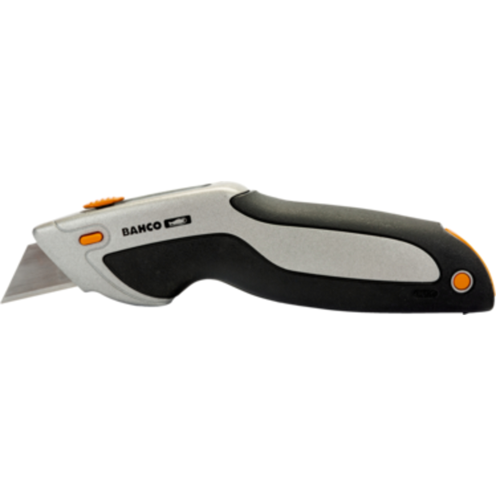 Cutter rétractable 161 mm mécanisme 2 positions avec réservoir 6 lames ERGO BAHCO - KERU-01