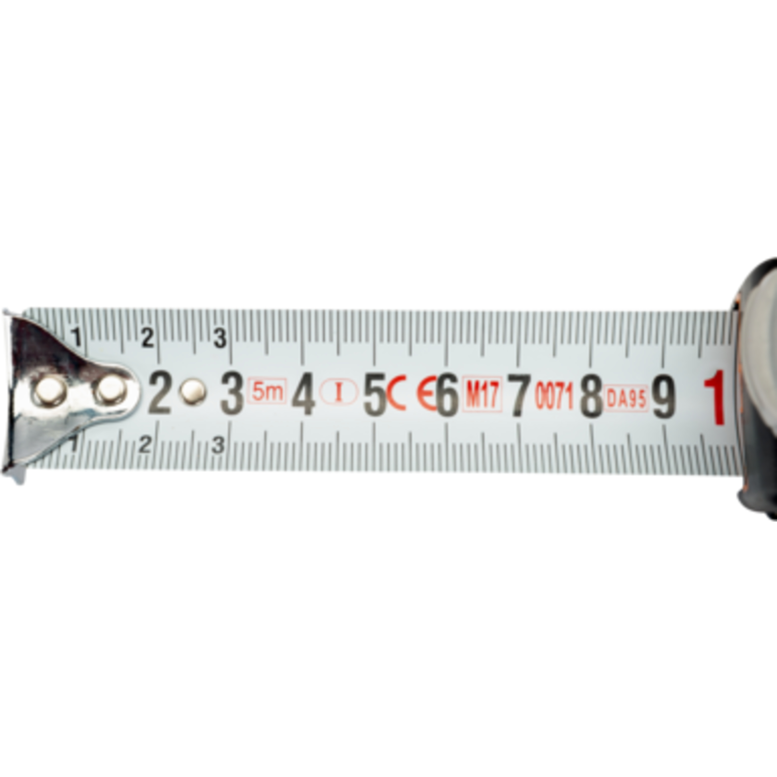 Mètre ruban court 5 m 25 mm classe I avec poignée caoutchouc BAHCO - MTB-5-25-C1