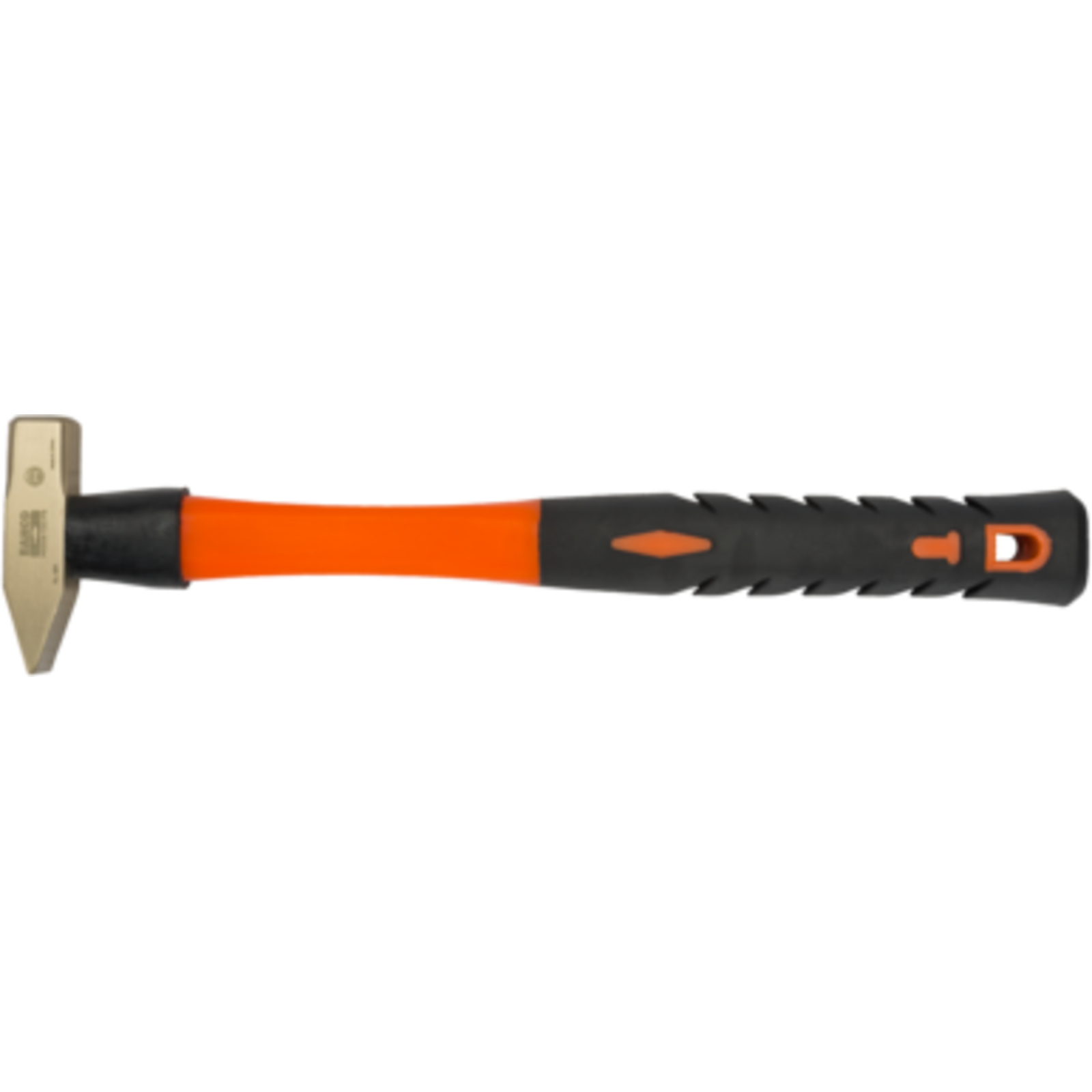 Marteau de machiniste antidéflagrant tête aluminium bronze 300 g manche fibre verre BAHCO - NS504-300-FB