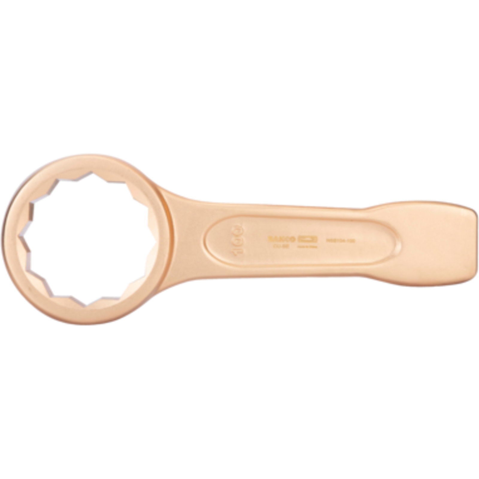 Clé polygonale à frapper 70 mm cuivre béryllium antidéflagrante 320 mm BAHCO - NSB104-70