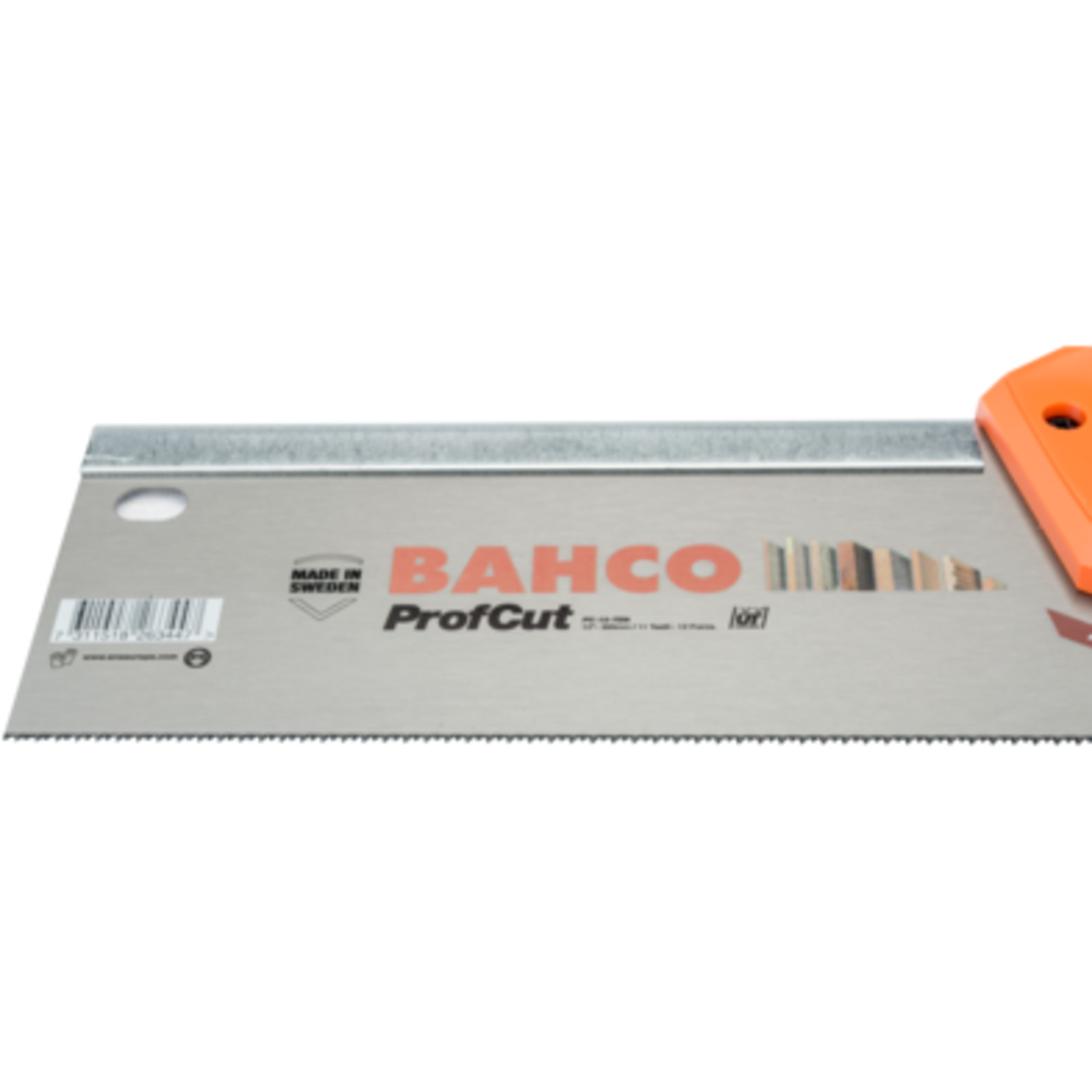 Scie égoïne à dos 300 mm 11/12 dents pour matériaux d'épaisseur moyenne ProfCut BAHCO - PC-12-TEN