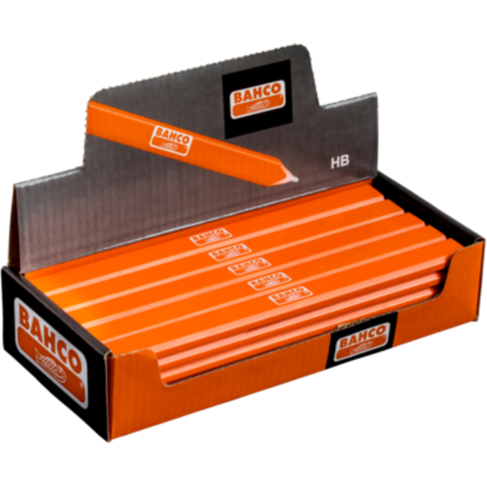 Crayon HB 175 mm 25 pièces boîte BAHCO - P-HB