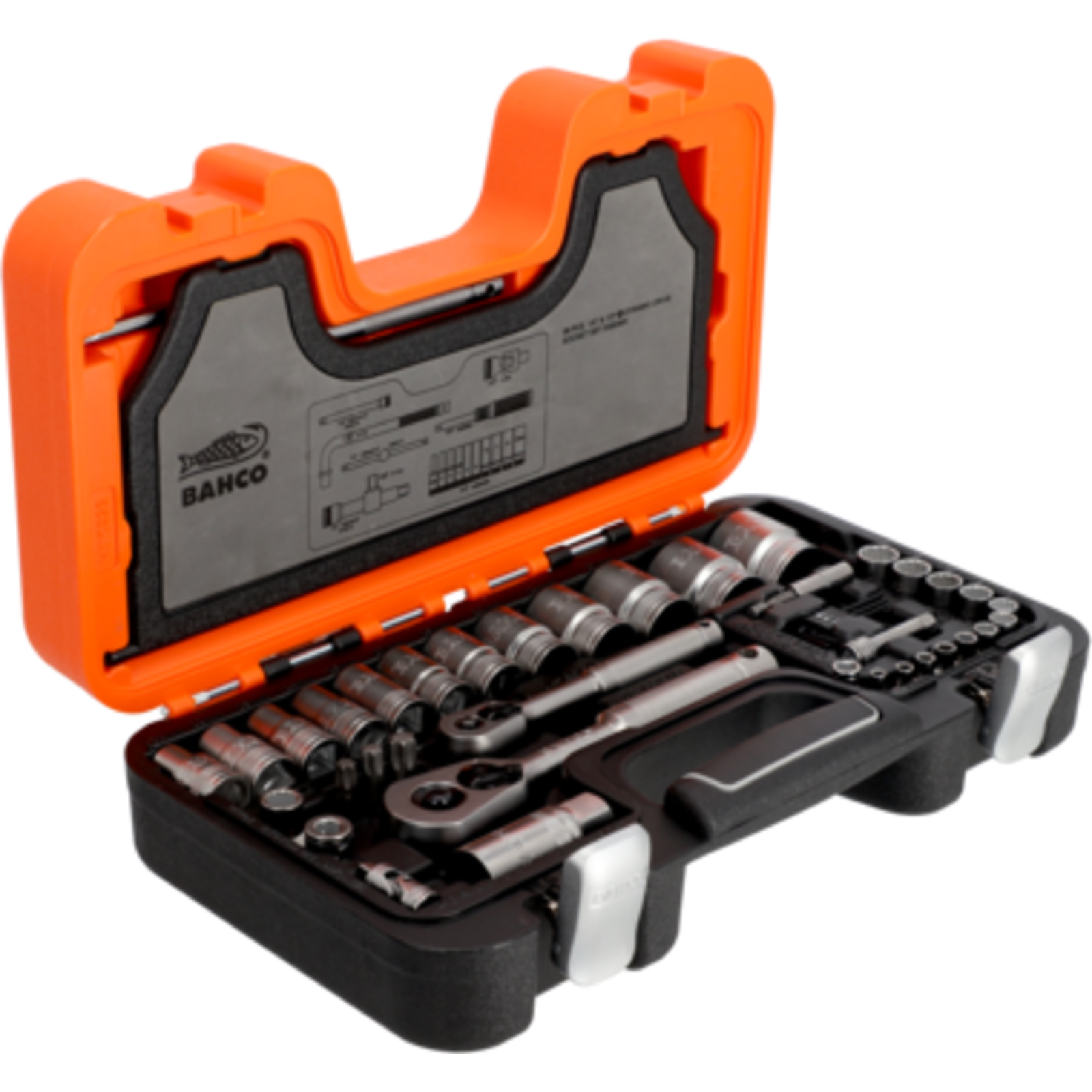 Coffret de douilles 12 pans métriques 1/4