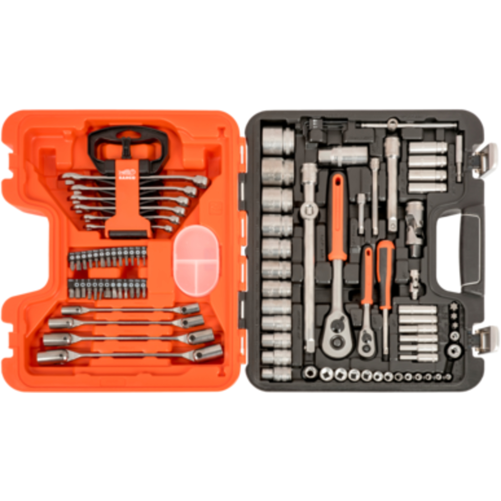 Jeu de douilles 92 pcs 1/4 et 1/2