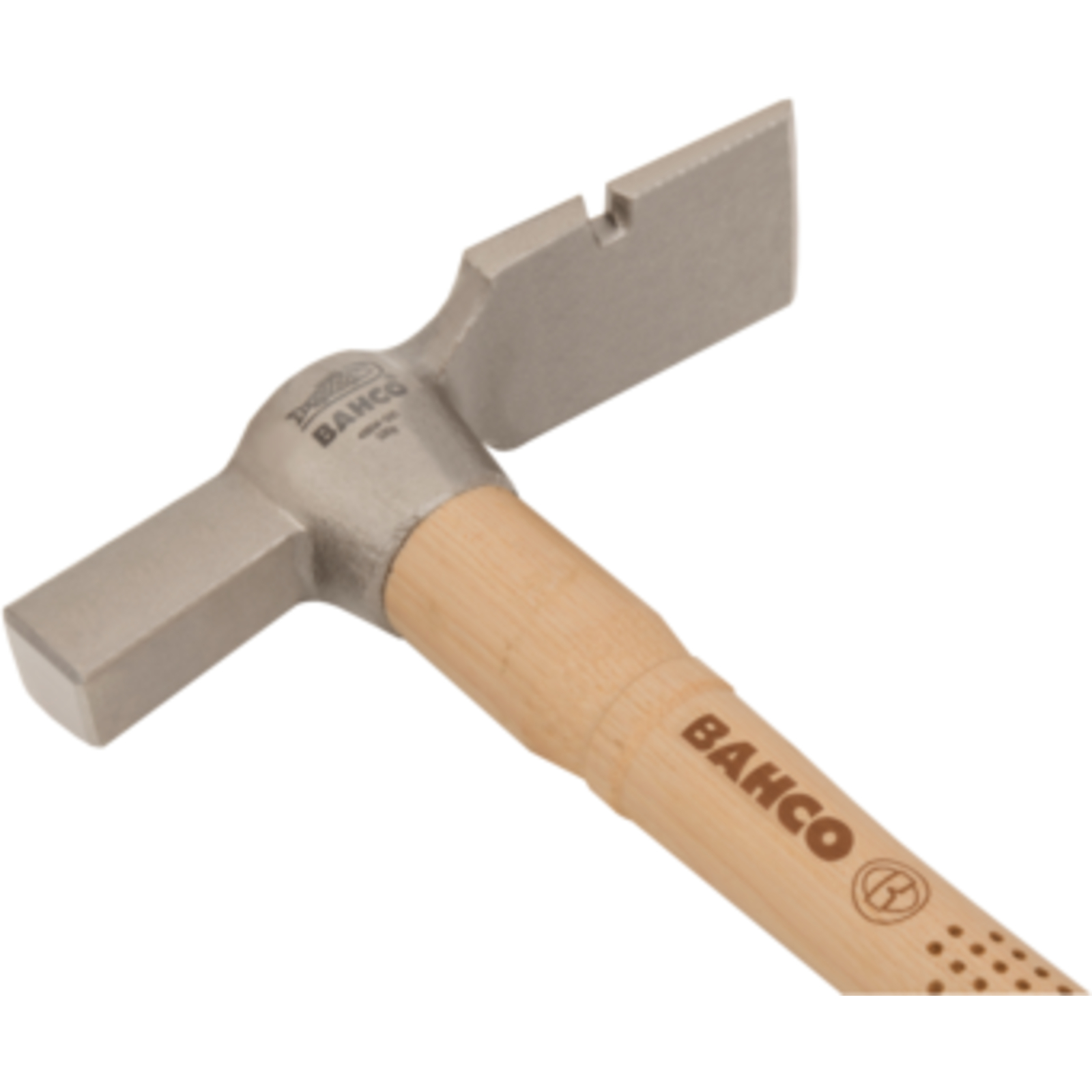 Marteau de maçon manche hickory 270 mm 120 g avec burin large et encoche arrache-clous BAHCO - SH-486W