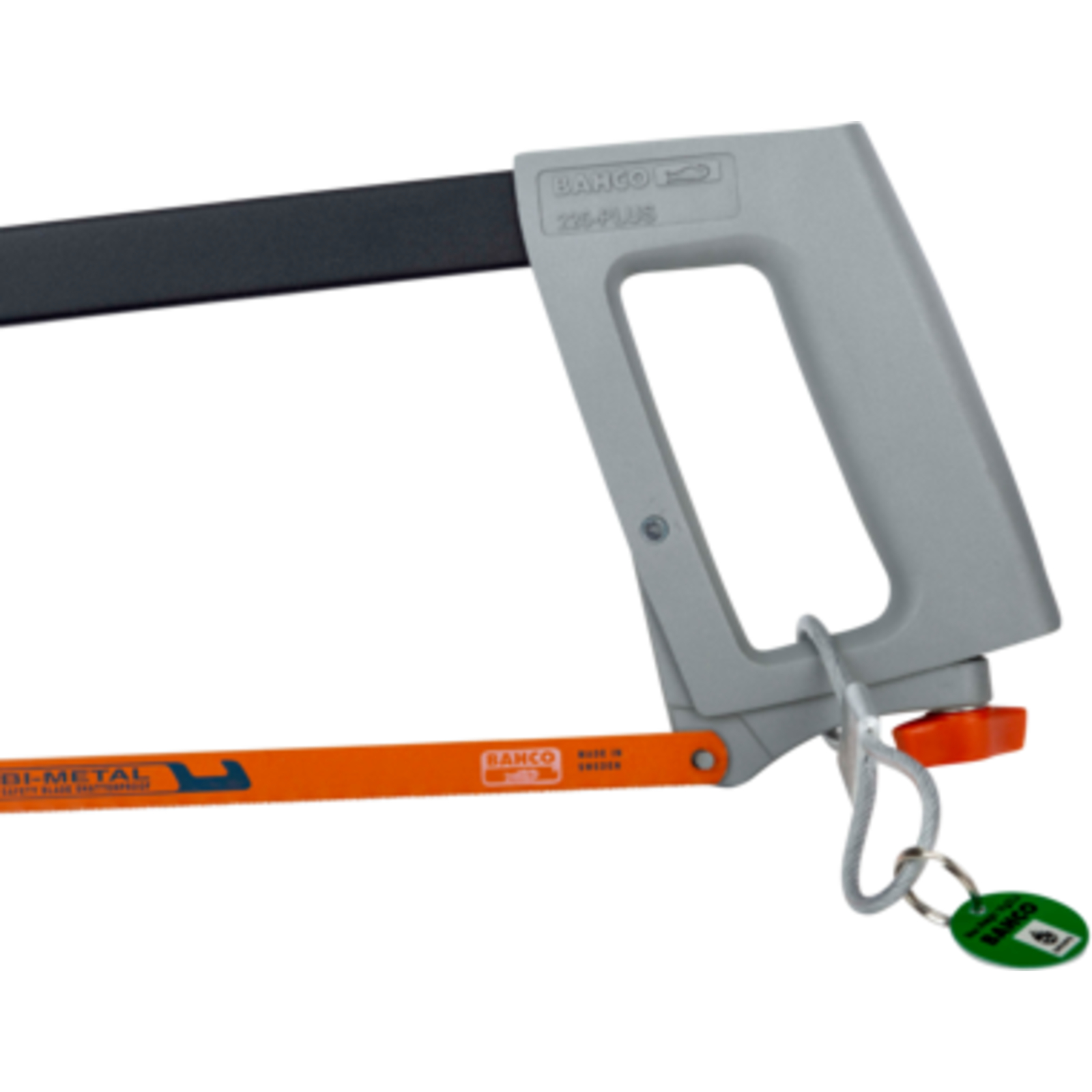 Monture de scie à métaux aluminium 310 mm avec lame bimétal 300 mm et câble sécurité BAHCO - TAH225-PLUS