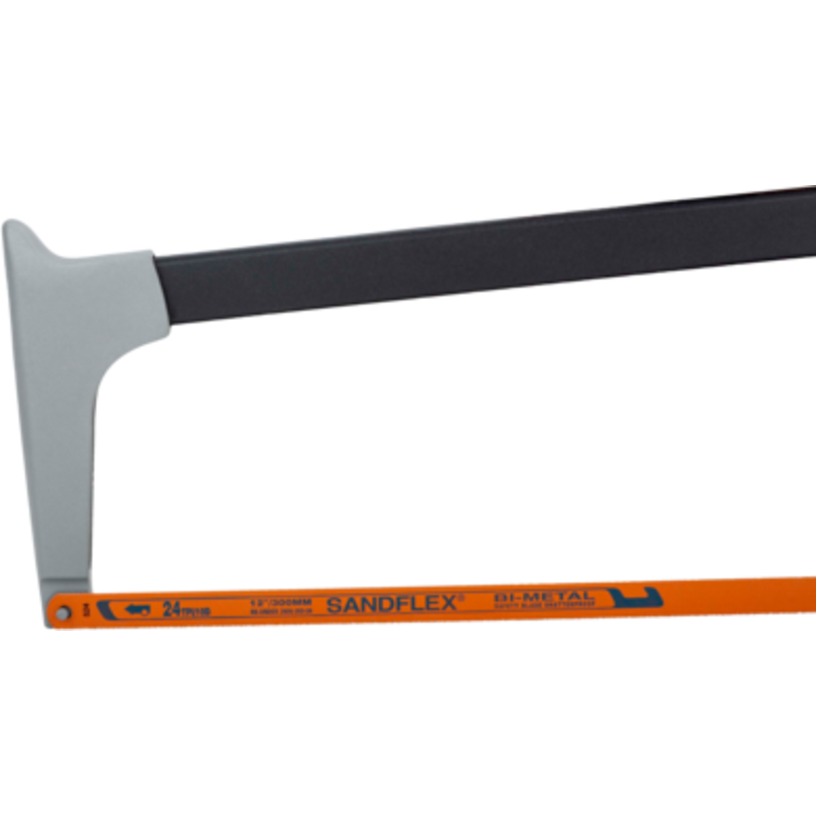 Monture de scie à métaux aluminium 310 mm avec lame bimétal 300 mm et câble sécurité BAHCO - TAH225-PLUS