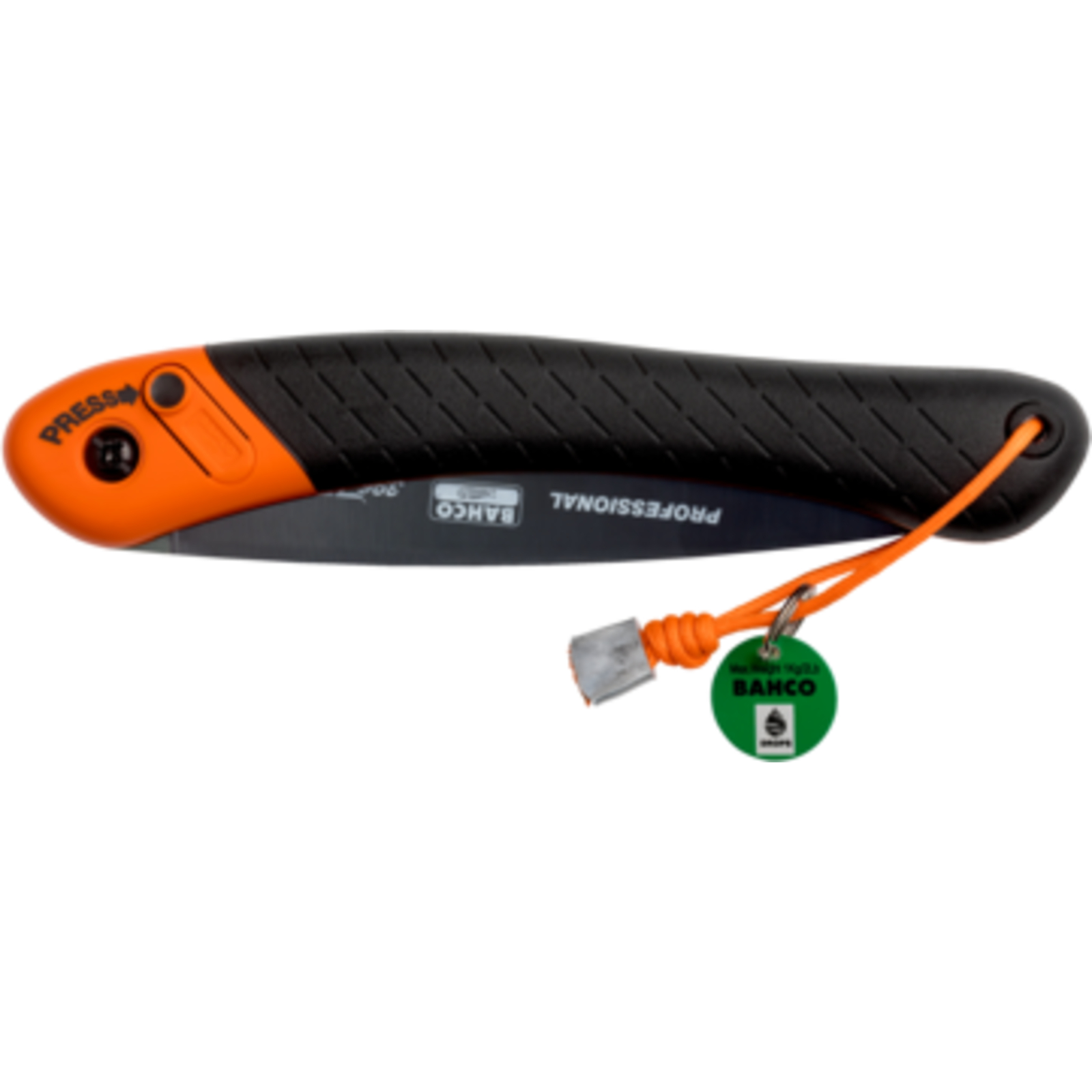 Scie repliable taille hiver 190 mm denture JT manche bi-matière cordon sécurité BAHCO - TAH396-JT