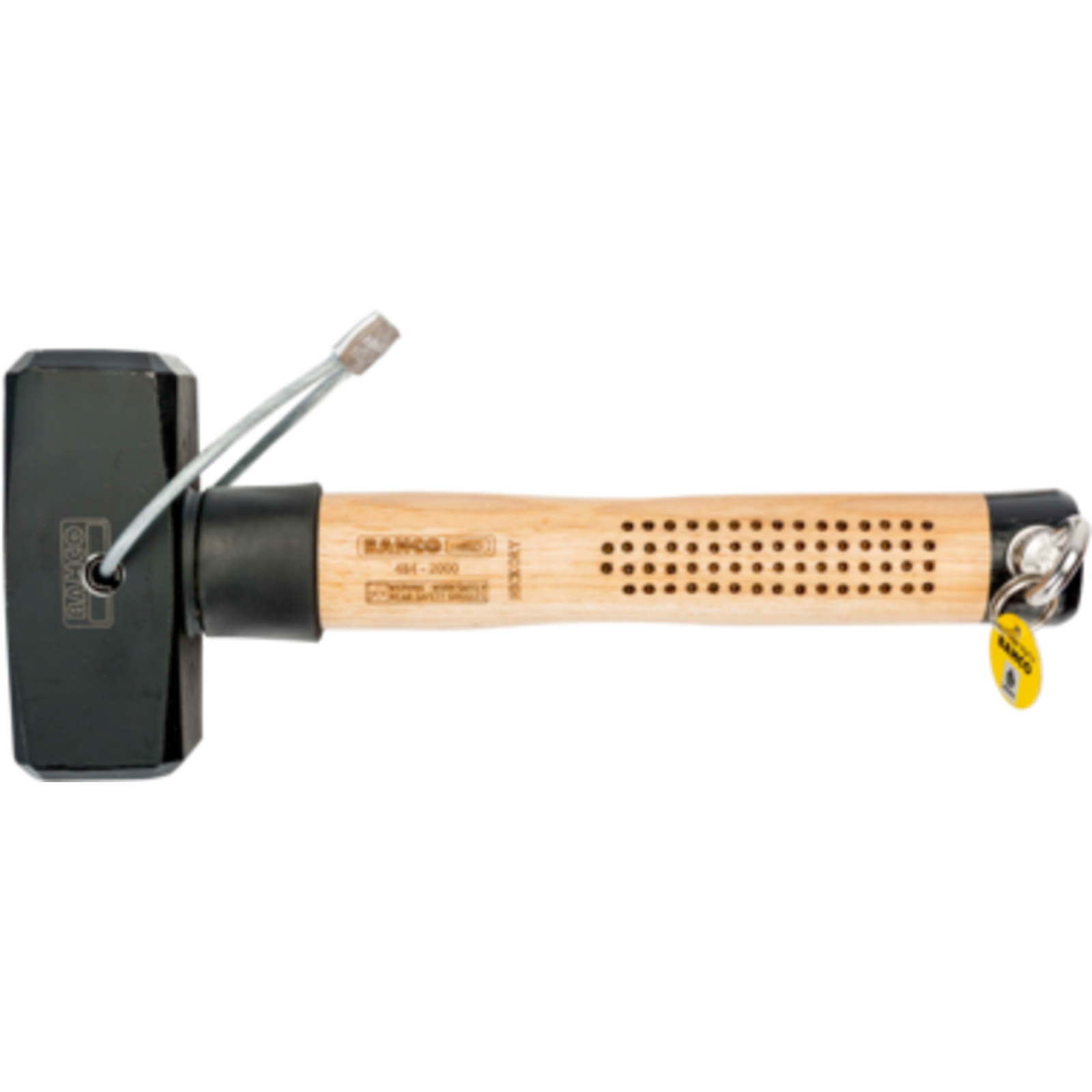 Massette manche bois hickory 1 kg avec lanière de sécurité BAHCO - TAH484-1000