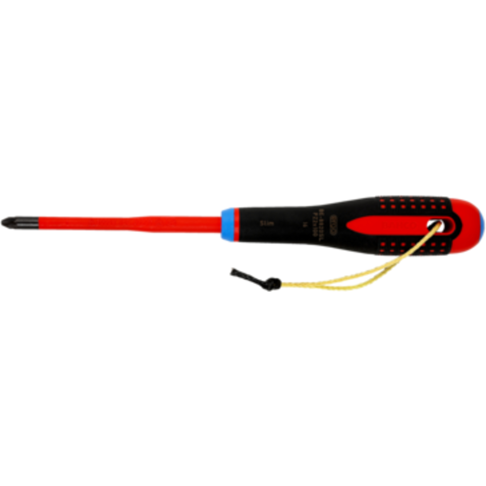 Tournevis Pozidriv PZ2 lame fine 100 mm avec cordon Kevlar ERGO BAHCO - TAHBE-8820SL