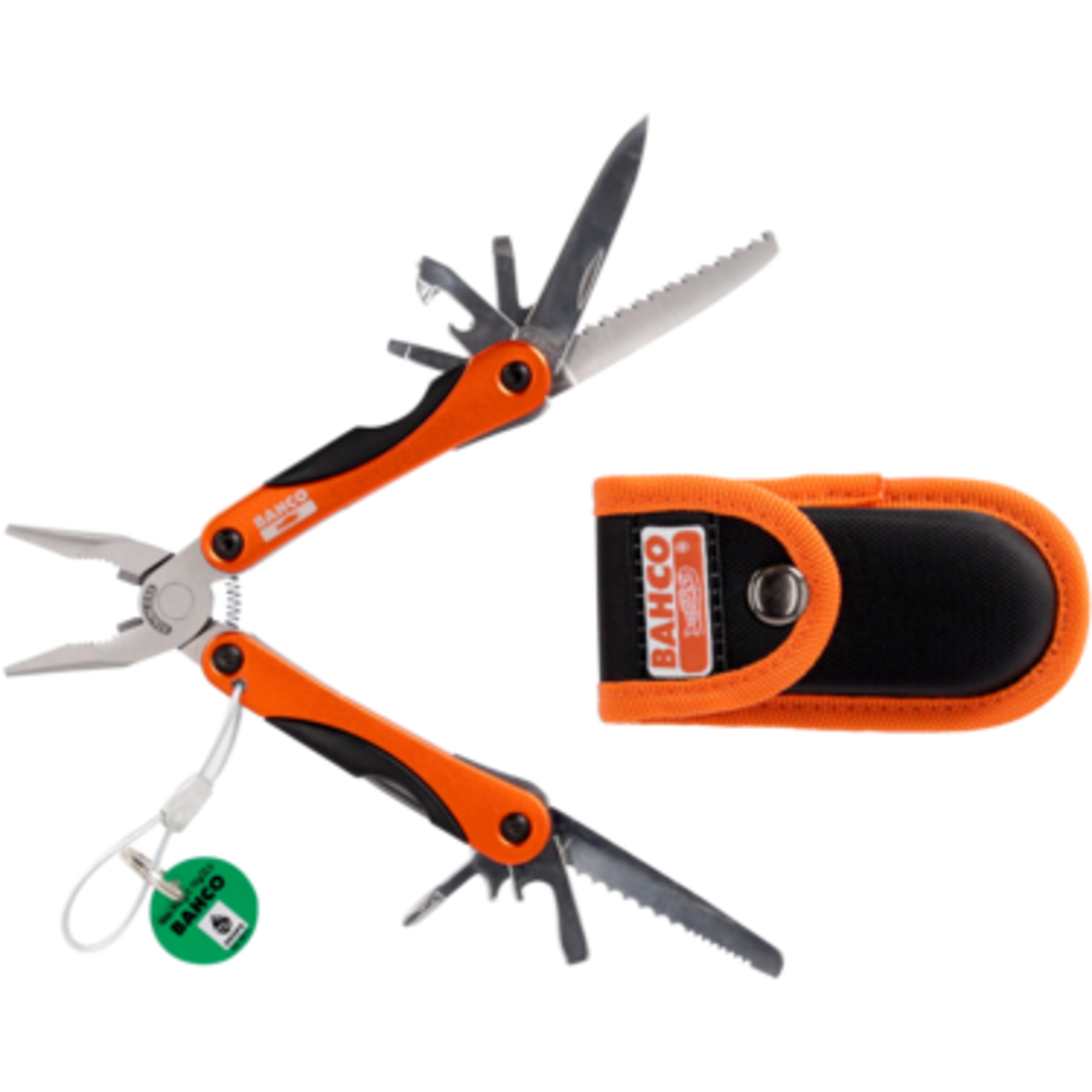 Outil multi-usages pliable 18 fonctions 150 mm avec câble de sécurité BAHCO - TAHMTT151