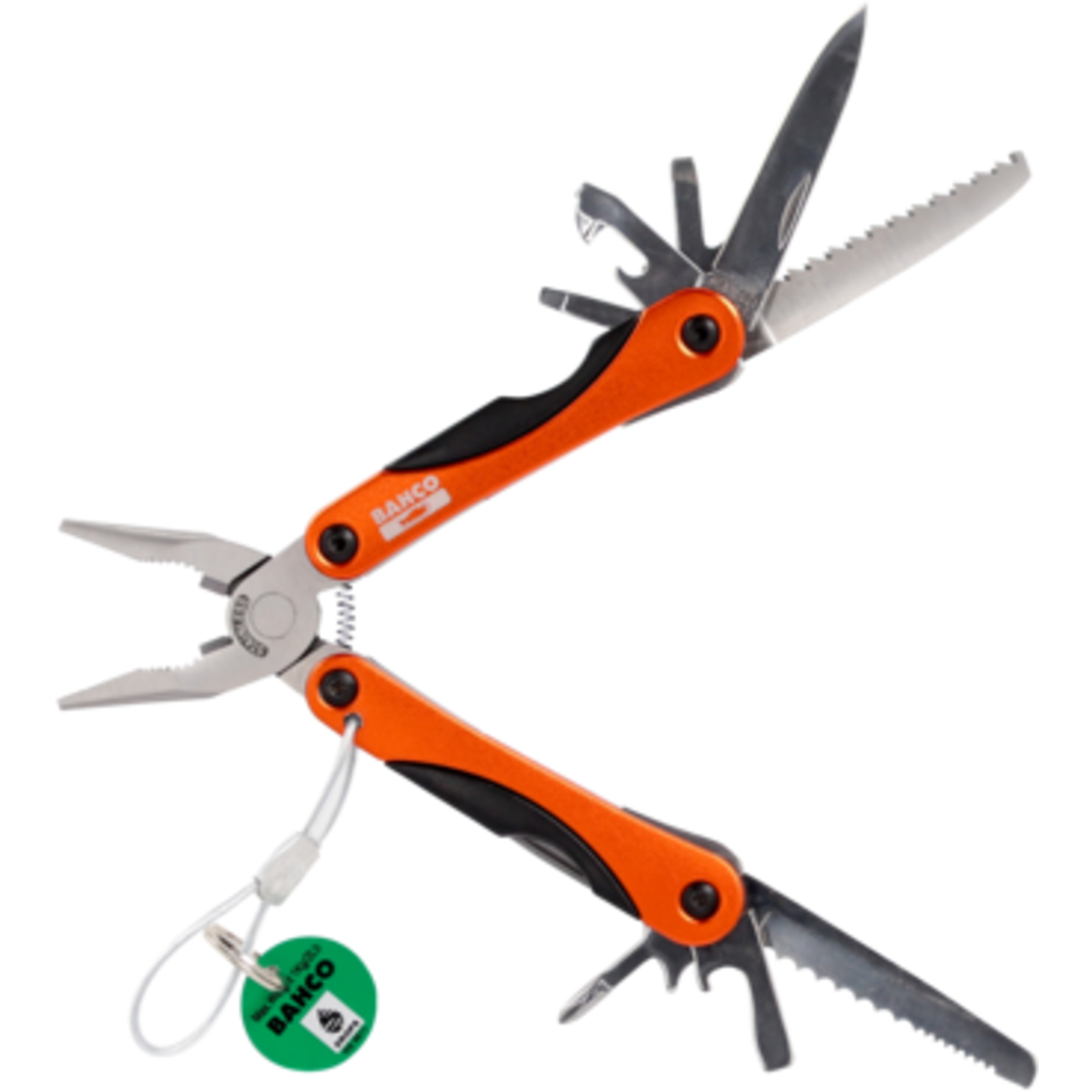 Outil multi-usages pliable 18 fonctions 150 mm avec câble de sécurité BAHCO - TAHMTT151