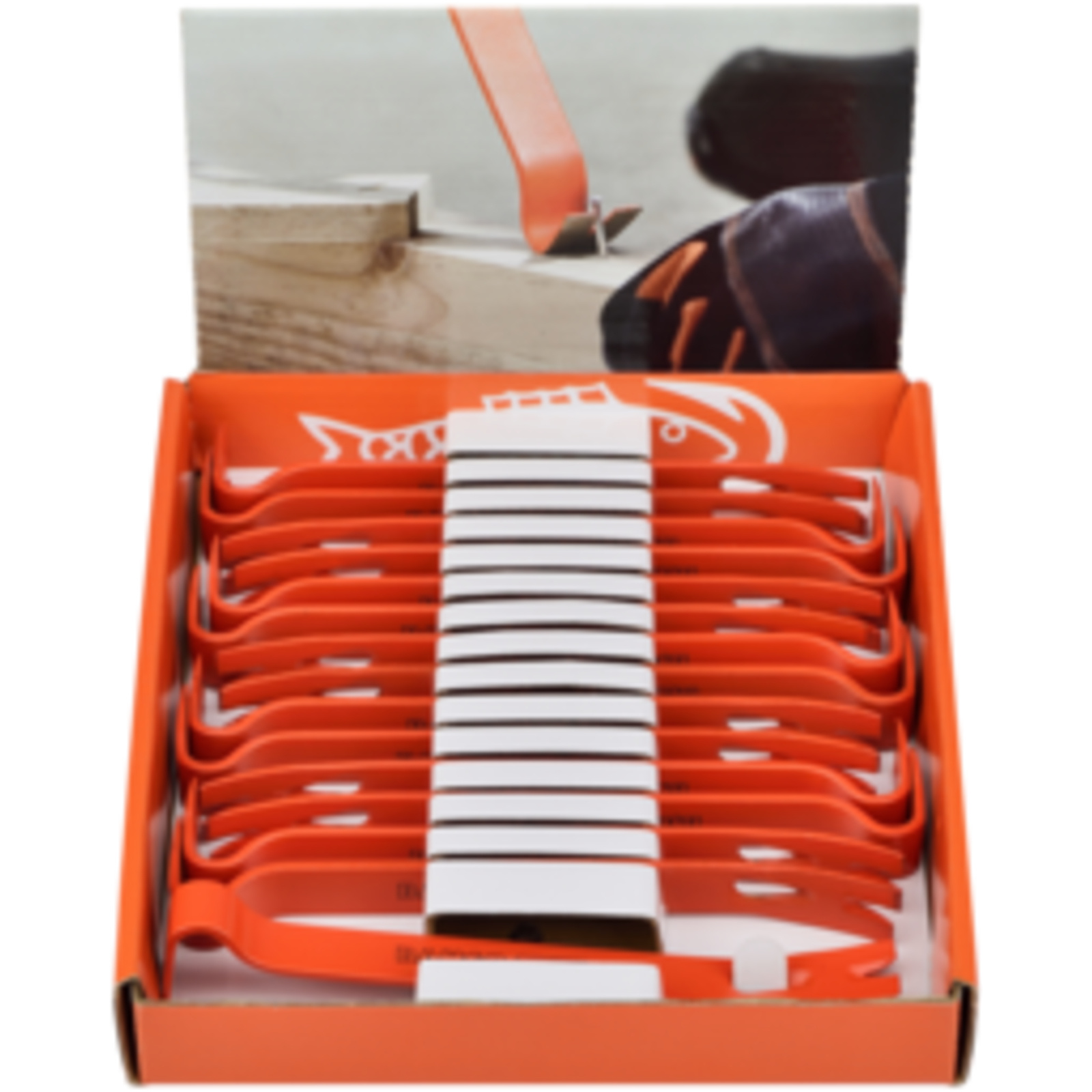 Mini pieds de biche plats 188 mm lot 15 pcs avec extrémité courbée et plate BAHCO - WBMF190IP