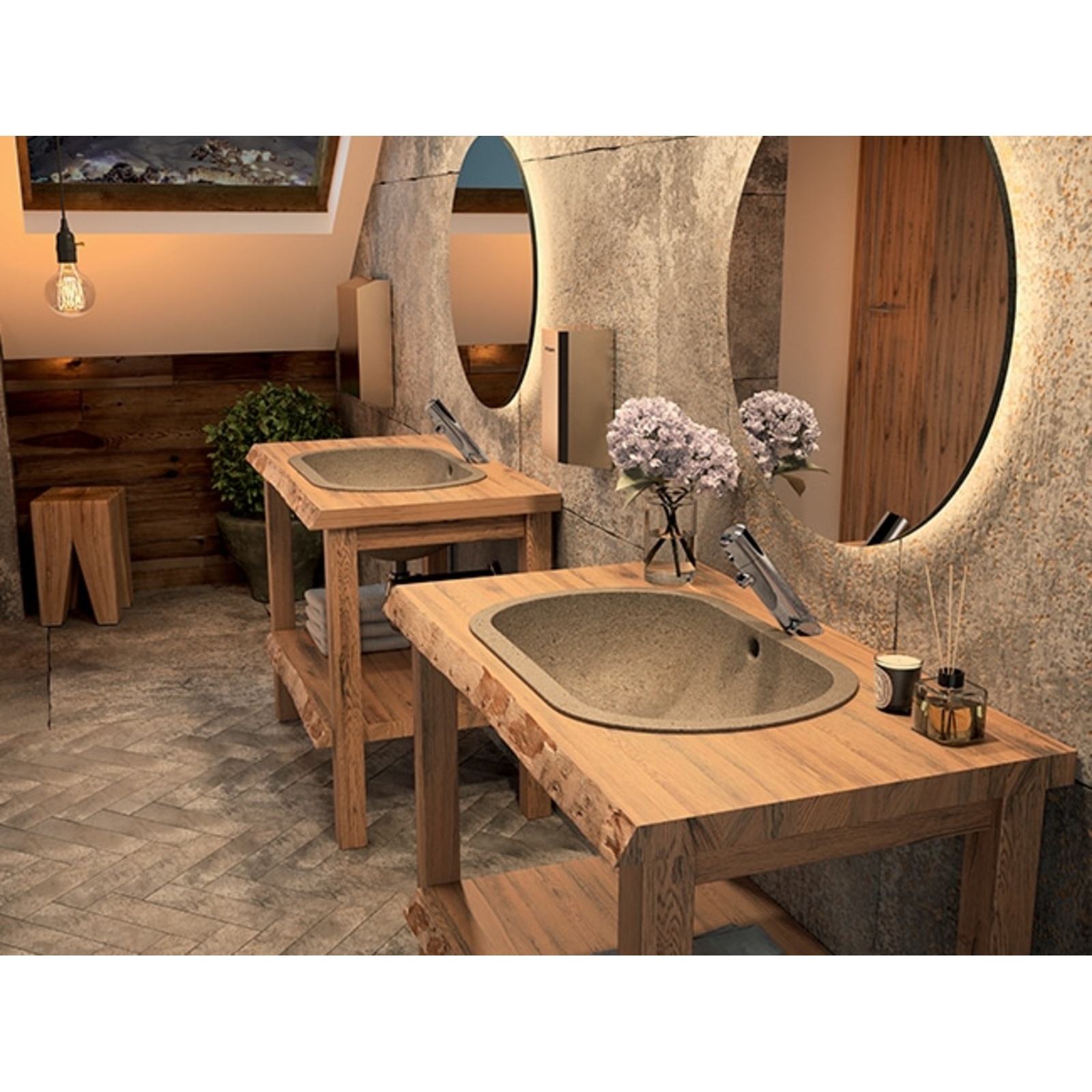 Mitigeur lavabo mural temporisé 7 sec sans contact 3 l/min PRESTO - 68075