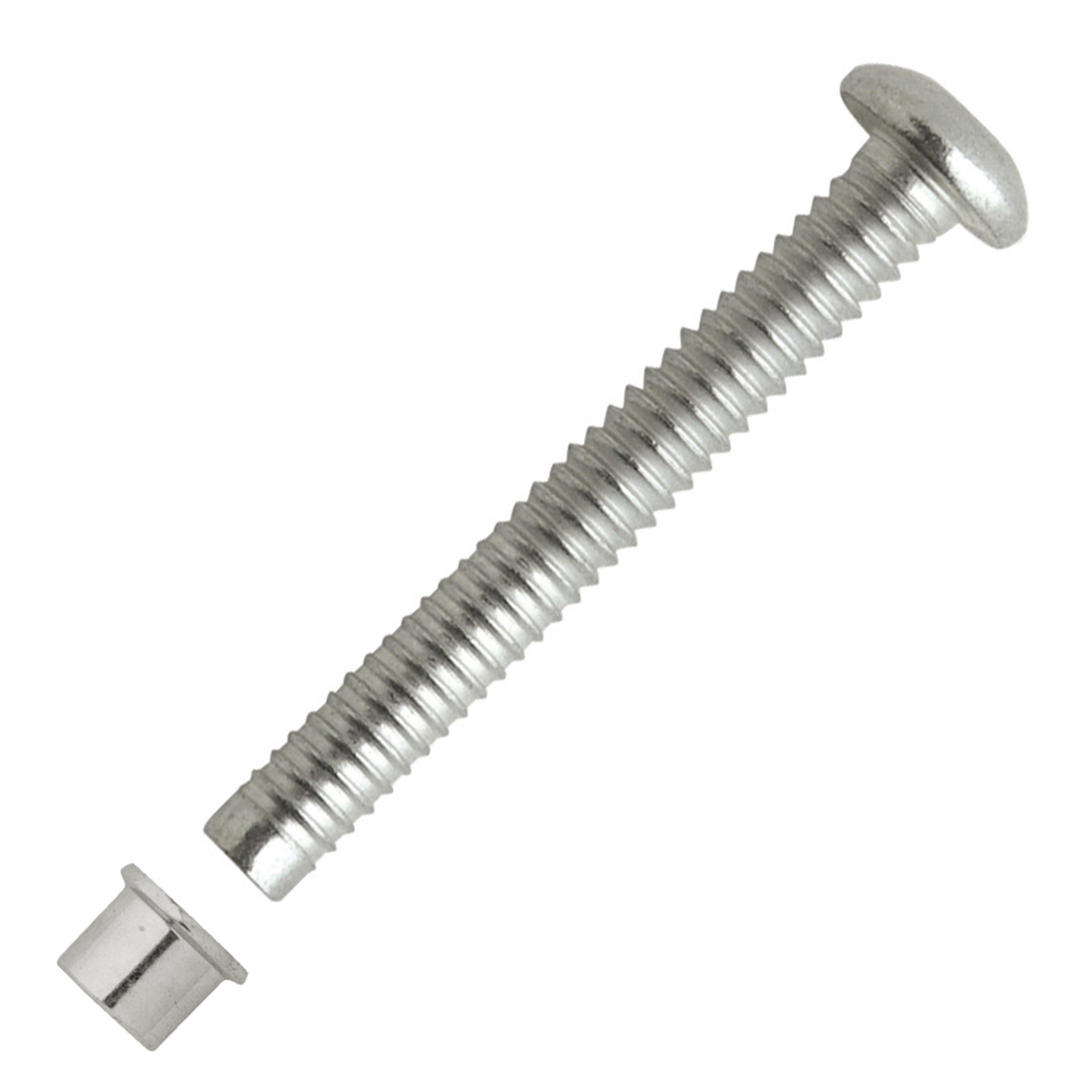 1000 goujons à bague Superbolt à aluminium/aluminium à tête plate à Ø6,4x9,52mm - SCELL-IT - SBHD-08-BC