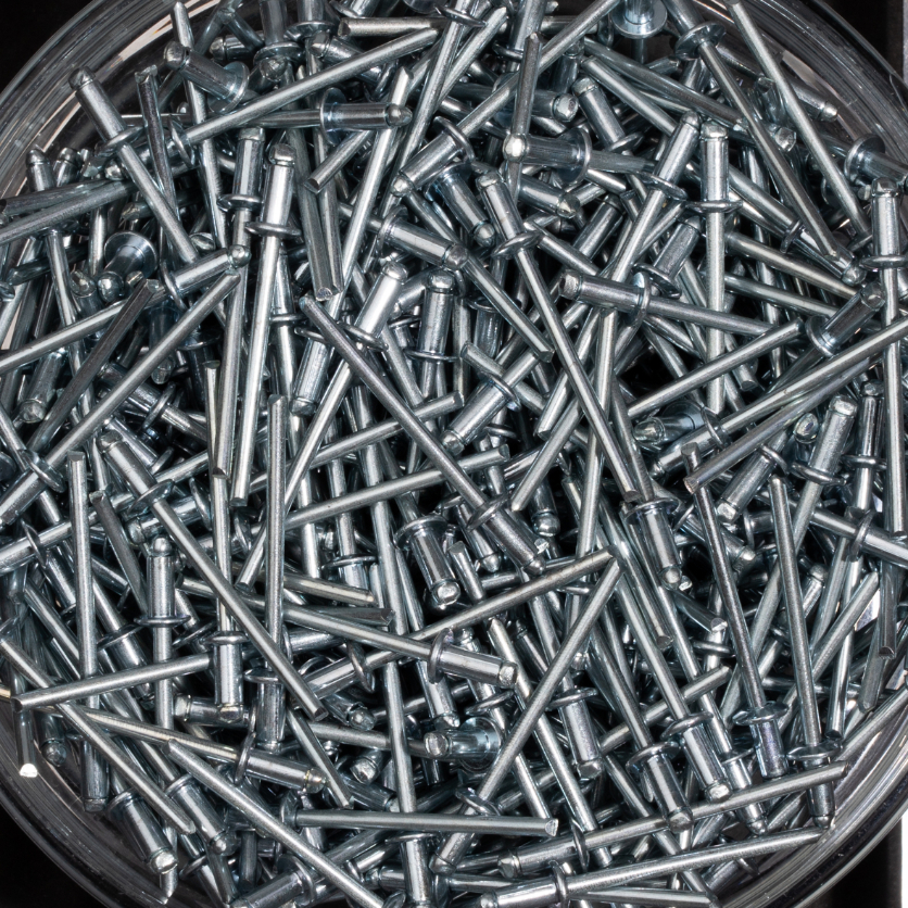 500 rivets standards à acier/acier à tête plate à Ø3x6mm - SCELL-IT - SD3006