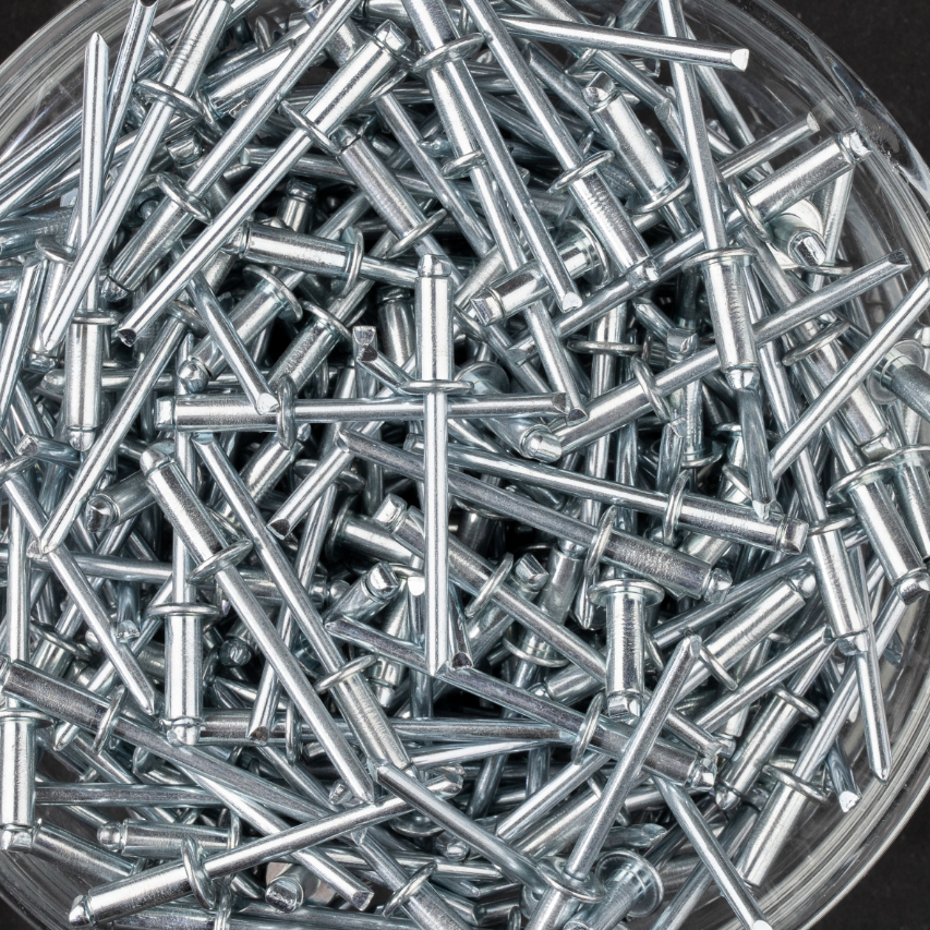 400 rivets standards à acier/acier à tête plate à Ø4x10mm - SCELL-IT - SD4010