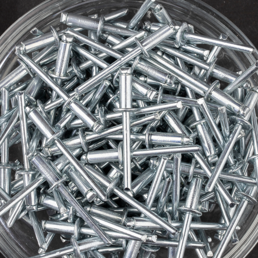 250 rivets standards à acier/acier à tête plate à Ø4,8x12mm - SCELL-IT - SD4812