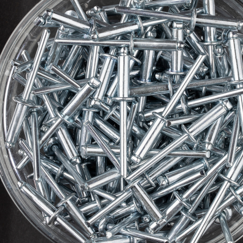 250 rivets standards à acier/acier à tête plate à Ø4,8x16mm - SCELL-IT - SD4816