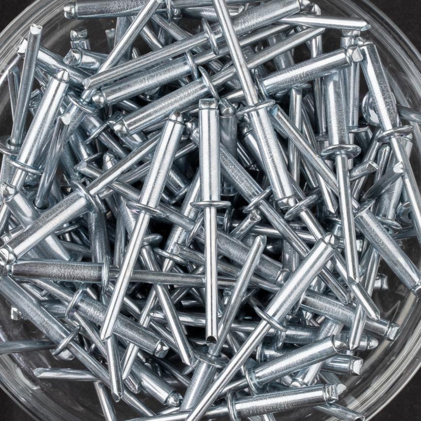 250 rivets standards à acier/acier à tête plate à Ø4,8x20mm - SCELL-IT - SD4820