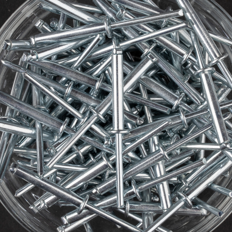 250 rivets standards à acier/acier à tête plate à Ø4,8x30mm - SCELL-IT - SD4830