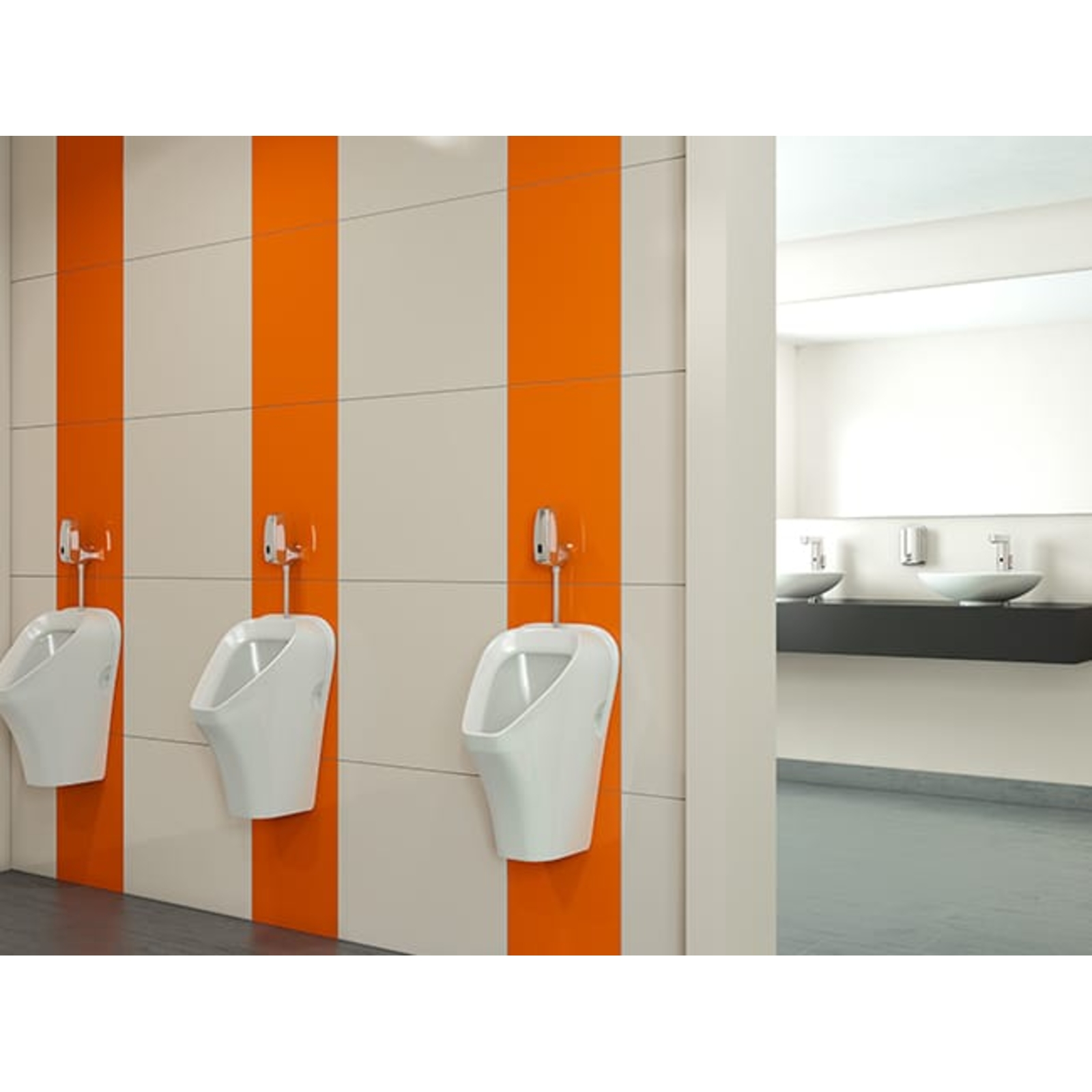 Robinet urinoir sans contact applique 6V pile Sensao 8400N PRESTO - 55370