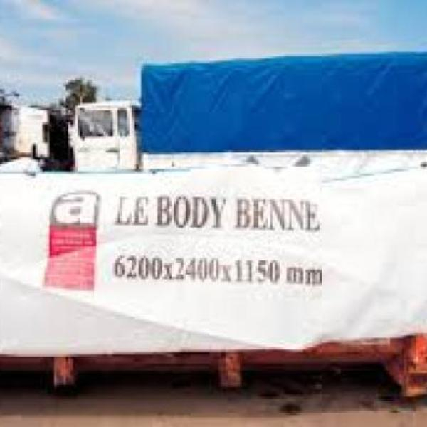ENVELOPPE AMIANTE POUR BENNE BAZELLE 616X236X115 BODY BENNE AMIANTE - SMH SABB620240S