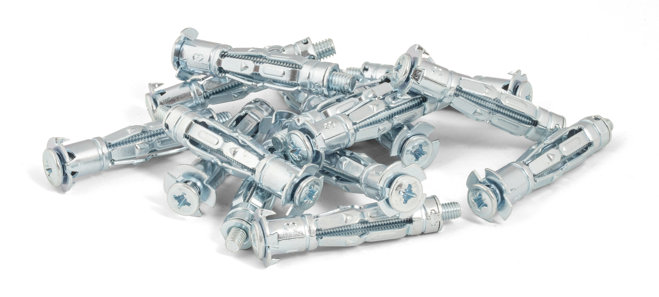 100 chevilles corps creux acier zingué - M4x50mm + vis tête cylindrique acier - SCELL-IT - SP13-M4-MBOX