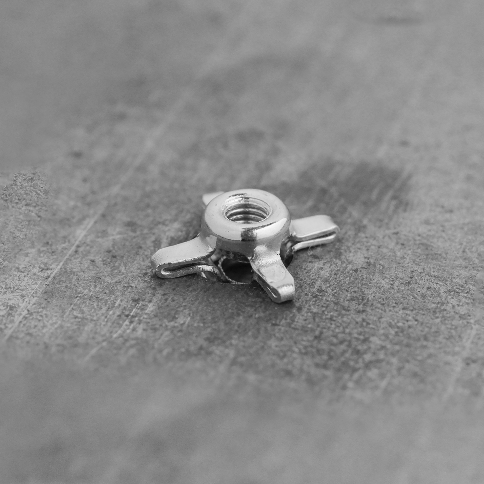 Écrou étoilé à acier à tête plate à M4x16,8mm - SCELL-IT - SPYDERXS4