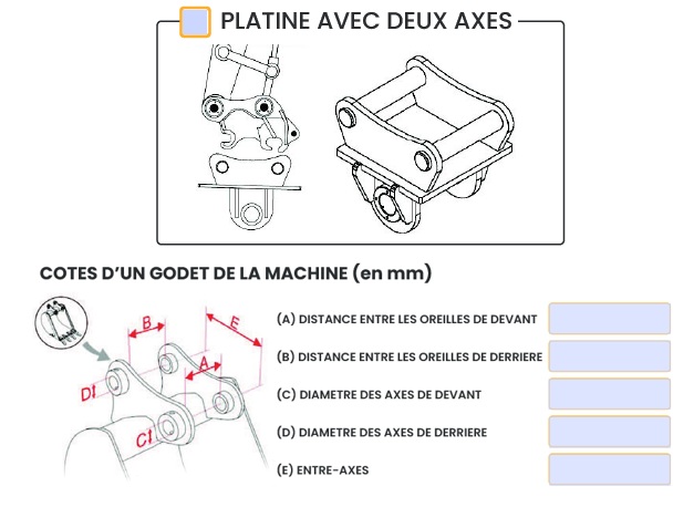 SUSPENSION SUR AXES 30MM SUR MESURE REPRISE MOTOREDUCTEUR TARIERE DIGGA