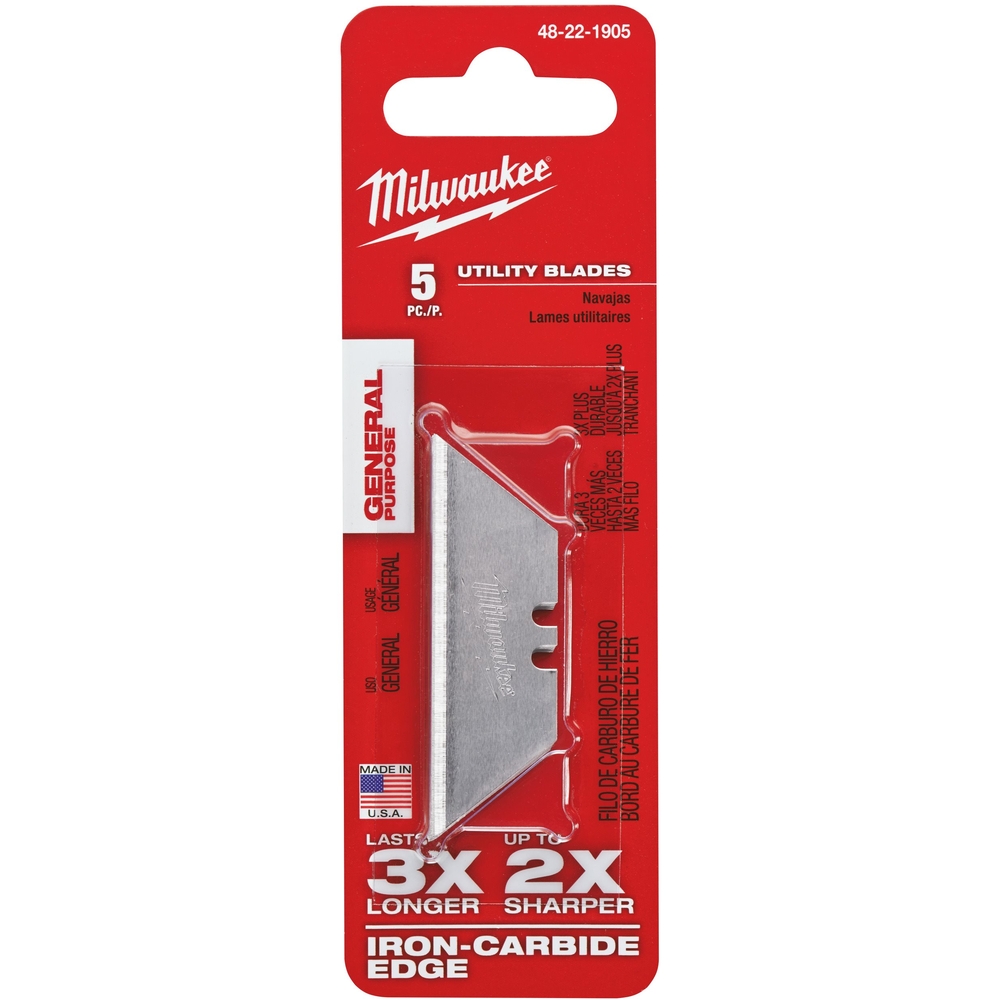 Lames trapèzes Lot de 5 MILWAUKEE ACCESSOIRES - 48221905