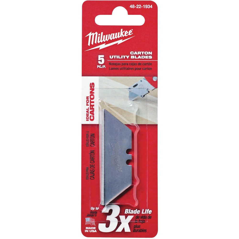 Lame trapèze pour cutter rétractable X5 MILWAUKEE ACCESSOIRES 48221934