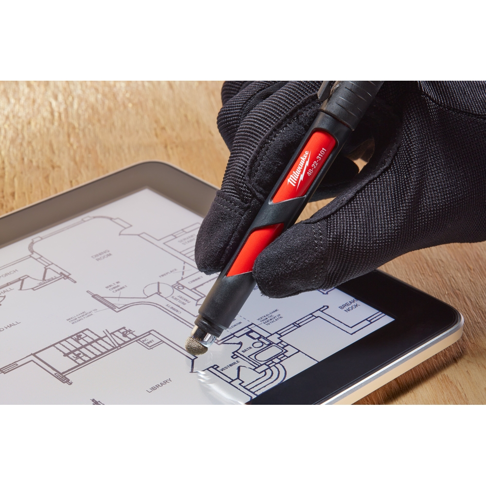 Marqueur Pointe Fine avec Stylet MILWAUKEE ACCESSOIRES - 48223101
