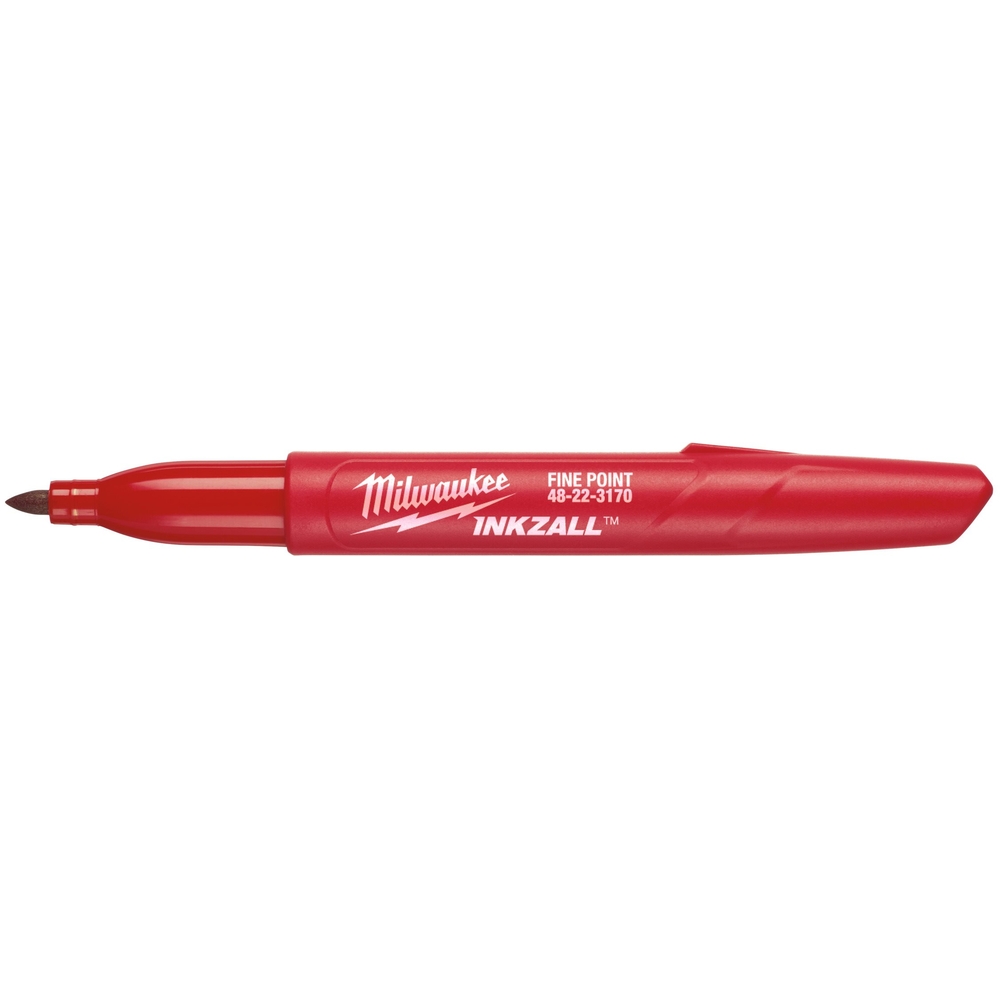 Marqueur Pointe Fine rouge MILWAUKEE ACCESSOIRES - 48223170