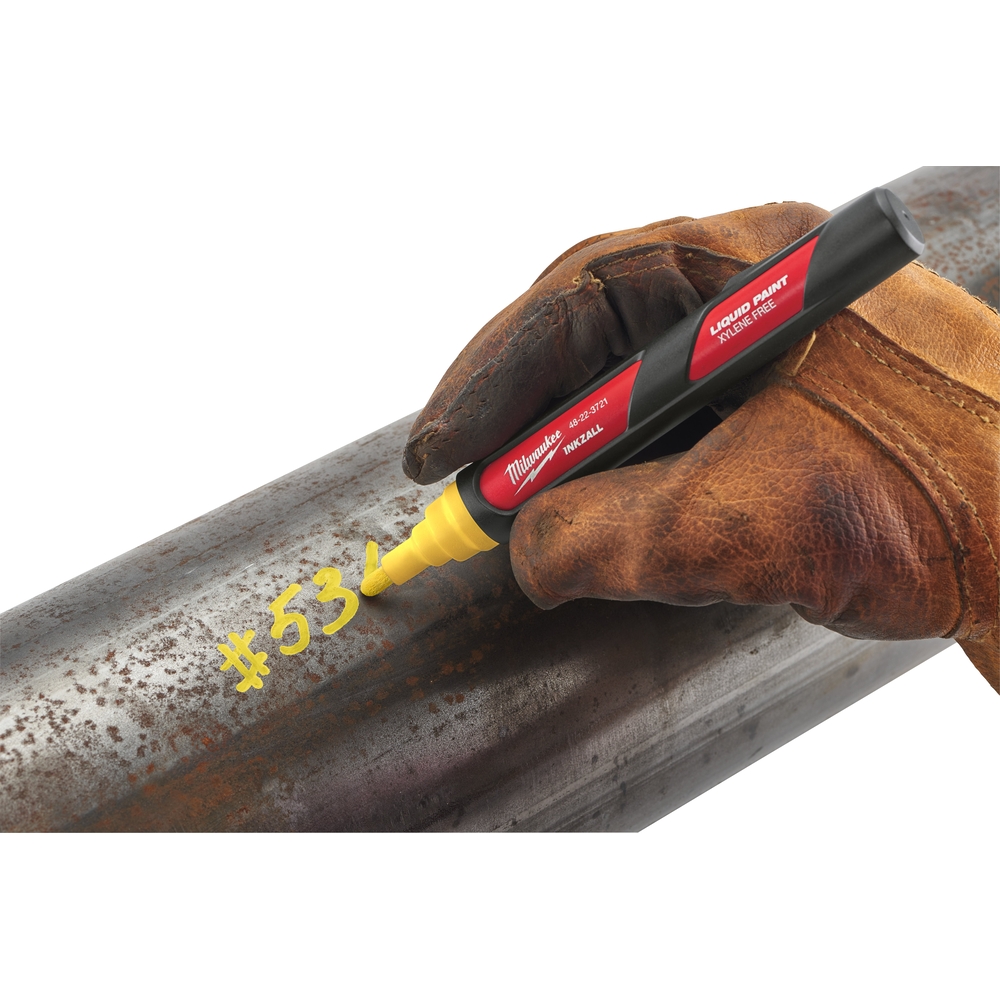 Marqueur peinture liquide Jaune MILWAUKEE ACCESSOIRES - 48223721
